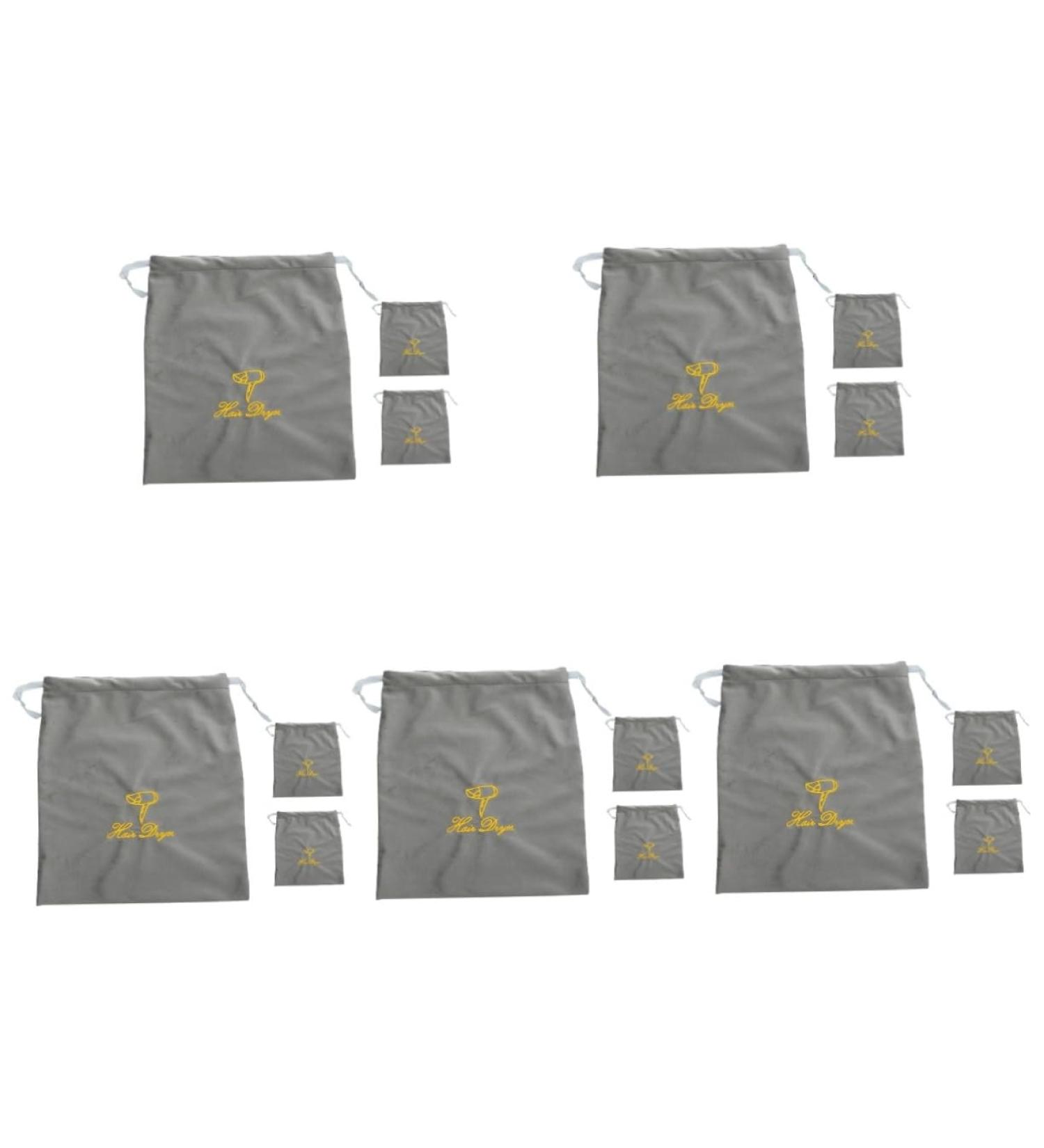 FOMIYES 15 pcs travel drawstring bag bag for hair dryer hairdressing tool curling iron travel bag 35.00X30.00X0.50CMx5pcs X5pcs - Buy Online on GoSupps.com