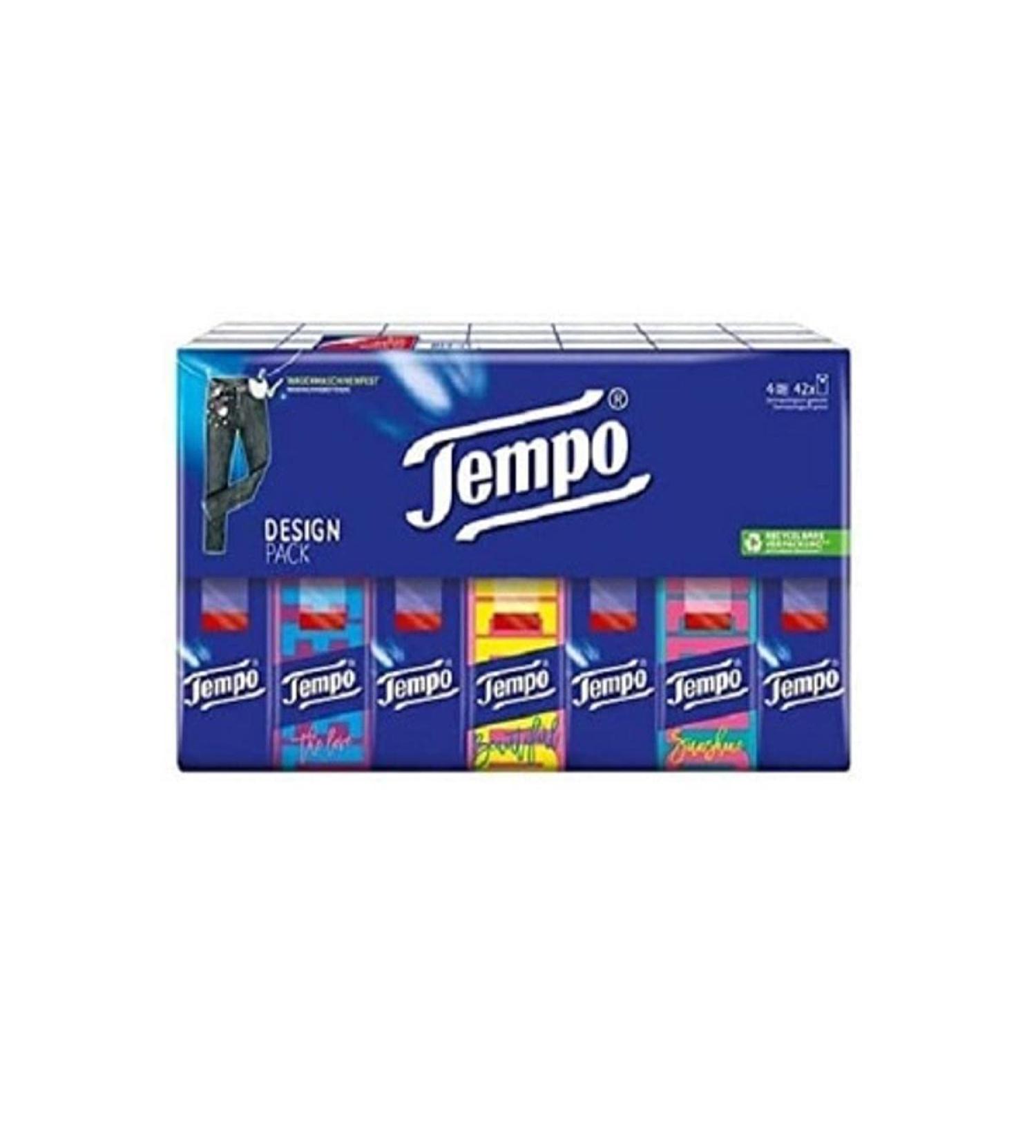 Tempo handkerchiefs XL Pack 42 pieces