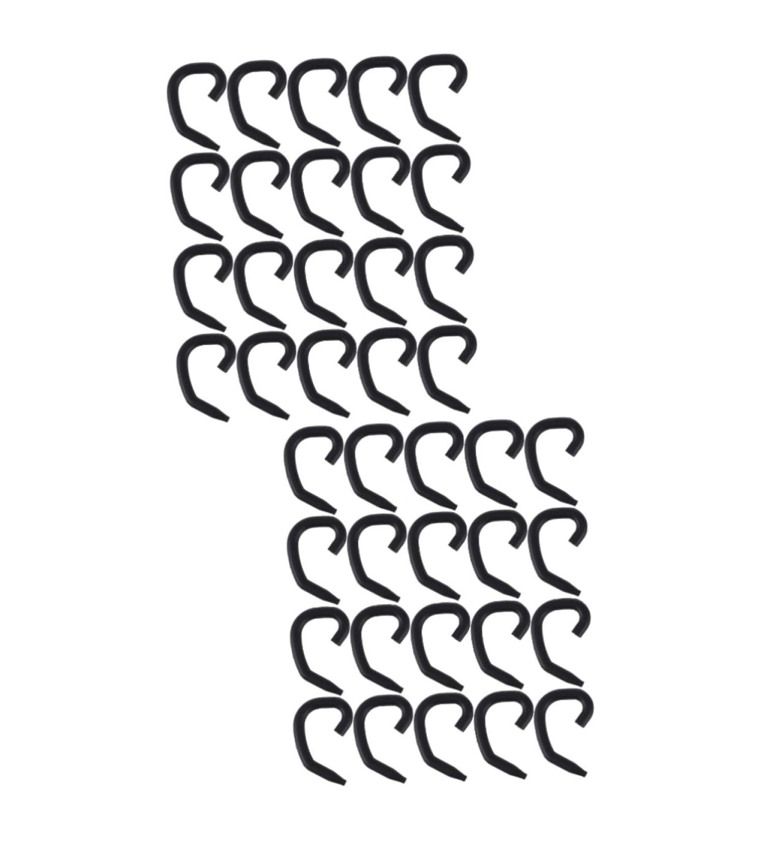 Minkissy 40 Stk Masked Hooks & Rope Buckle - Durable Earerman Wardrobe Clothes Rack Hooks for Masks - Food-Grade Round Line Face Mask Holders - Buy Online on GoSupps.com