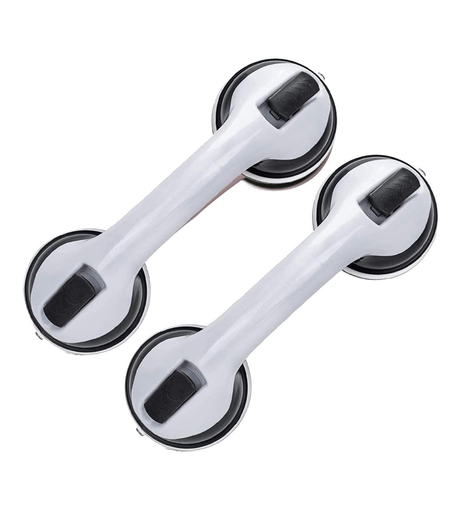 WYMY 2 Pack Shower Suction Grab Bar Shower Handle with Strong Hold Suction Cup Grip Grab in Bathroom Bath Handle Grab Bars for Bathroom 12 Inch - Buy Online on GoSupps.com