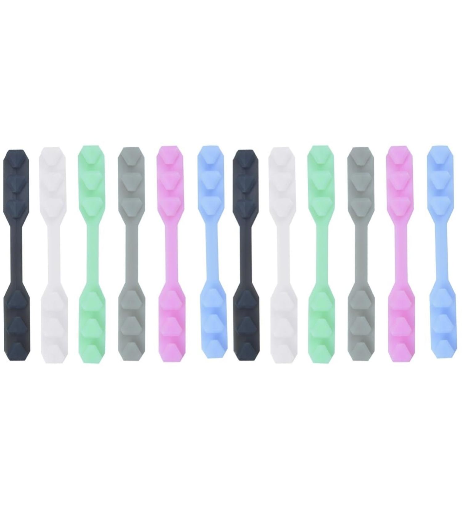 Buy Minkissy 12pc Mask Ear Rope Buckle Clips | Adjustable Face Mask Strap Holders for Comfort | Stress Reduction Accessories - Buy Online on GoSupps.com