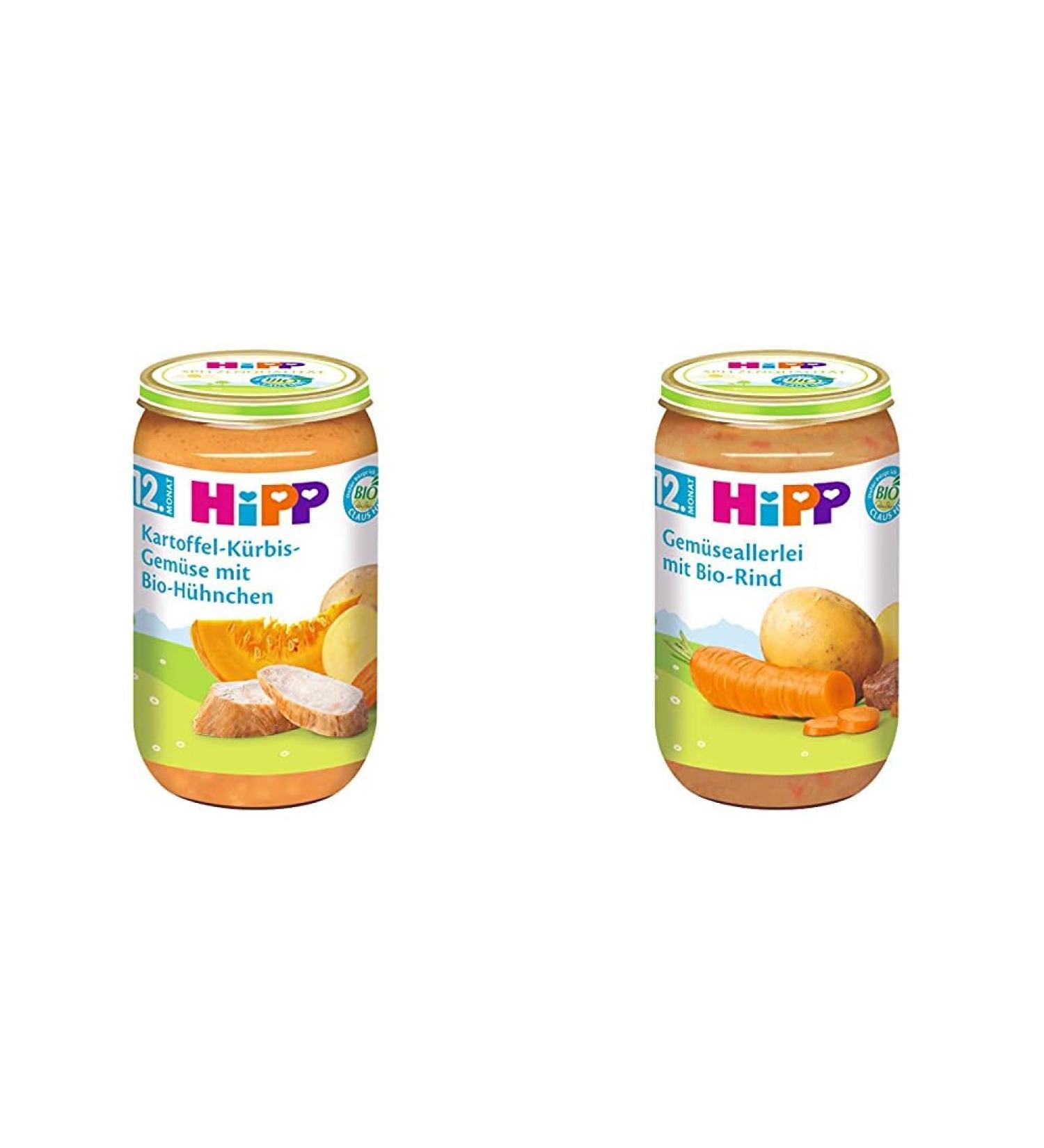 Buy Hipp Potato Pumpkin & Organic Chicken Bundle (6 x 250g) - Premium Baby Food - International Shipping - Buy Online on GoSupps.com