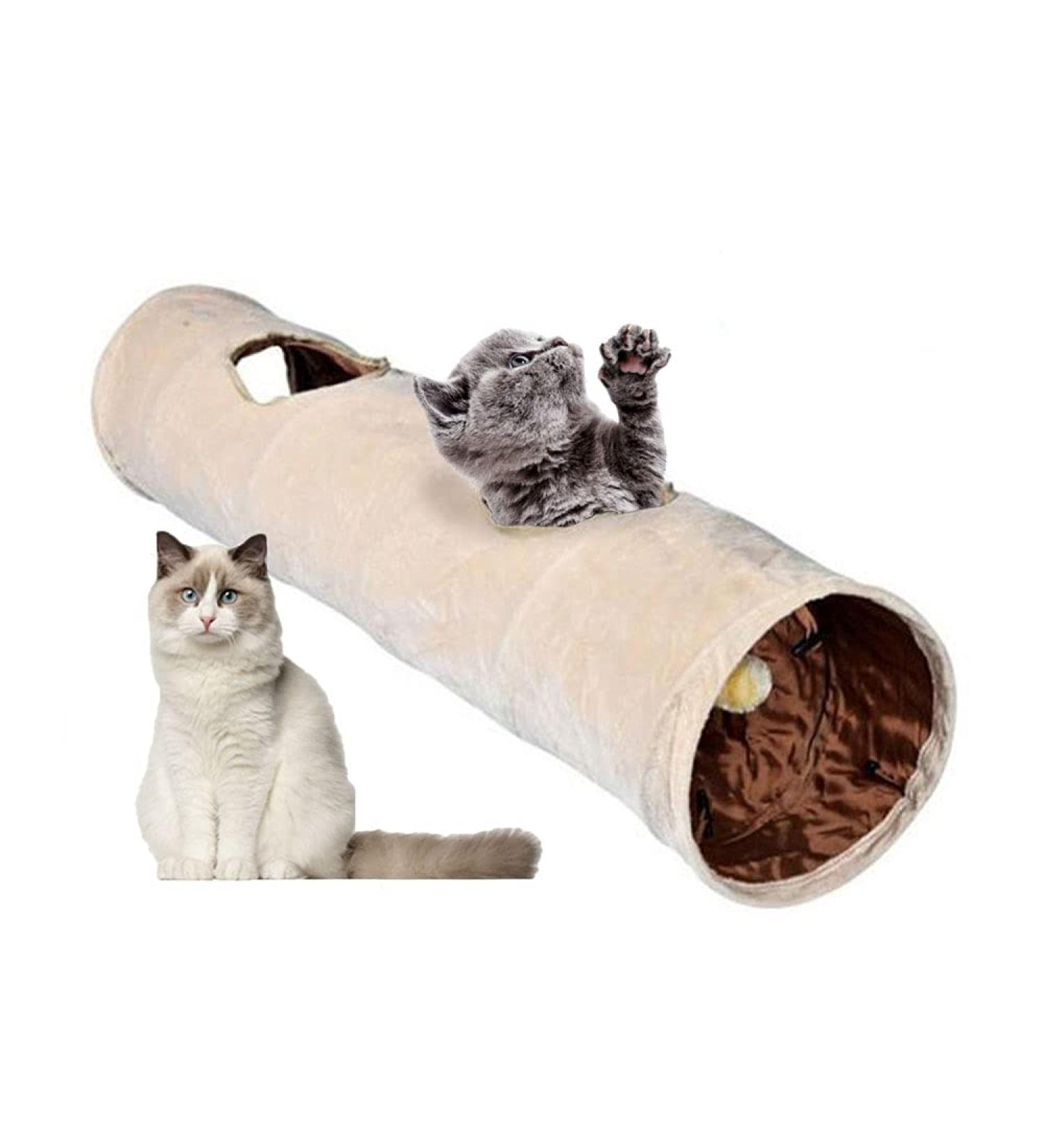 Primst Large Cat Tunnel - Indoor/Outdoor Collapsible Pet Toy with Storage Bag - Buy Online on GoSupps.com