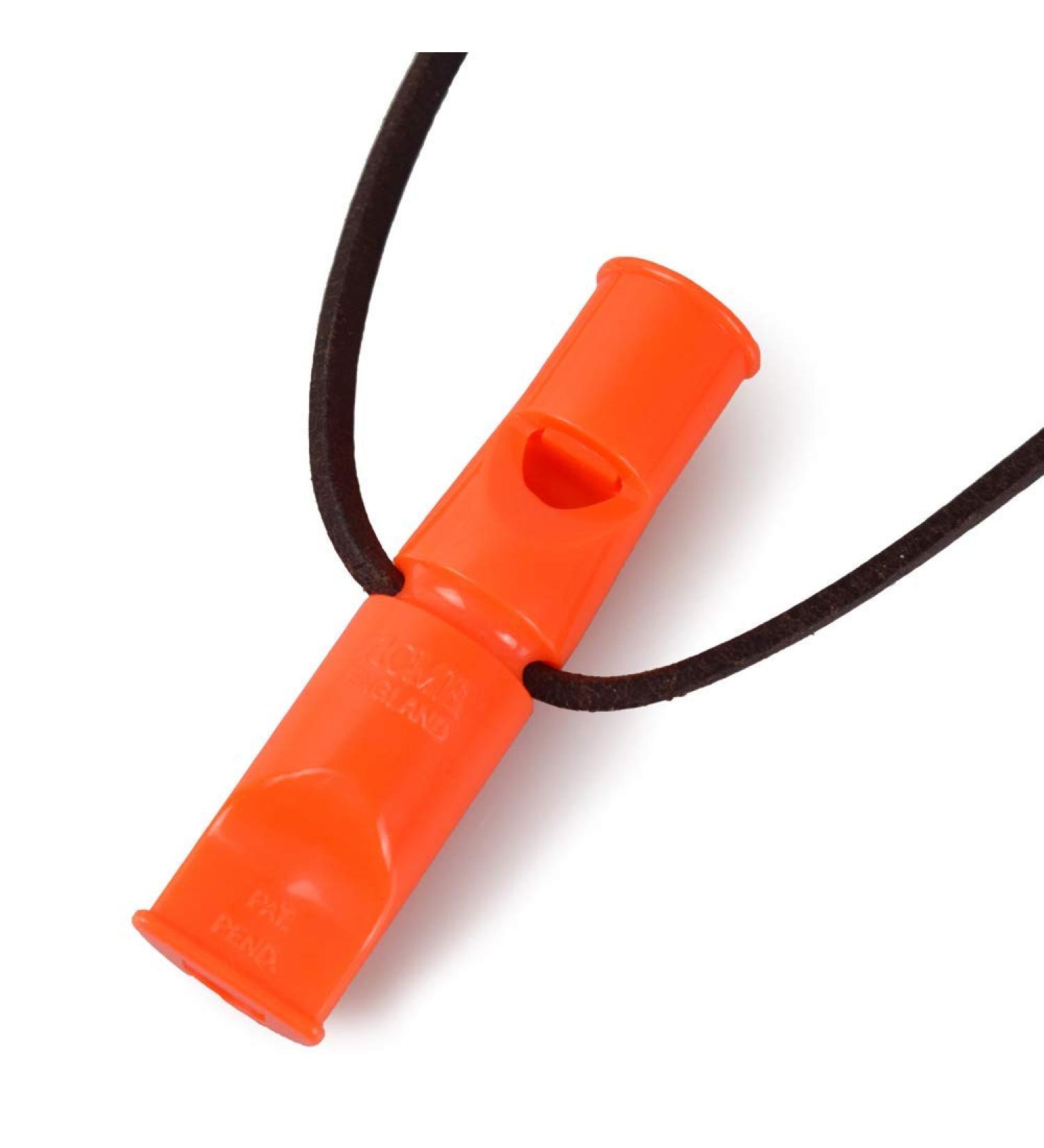 Buy ACME Double Tone Whistle No. 641 - FREE Leather Band - 60mm DG Orange | International Shipping Available - Buy Online on GoSupps.com