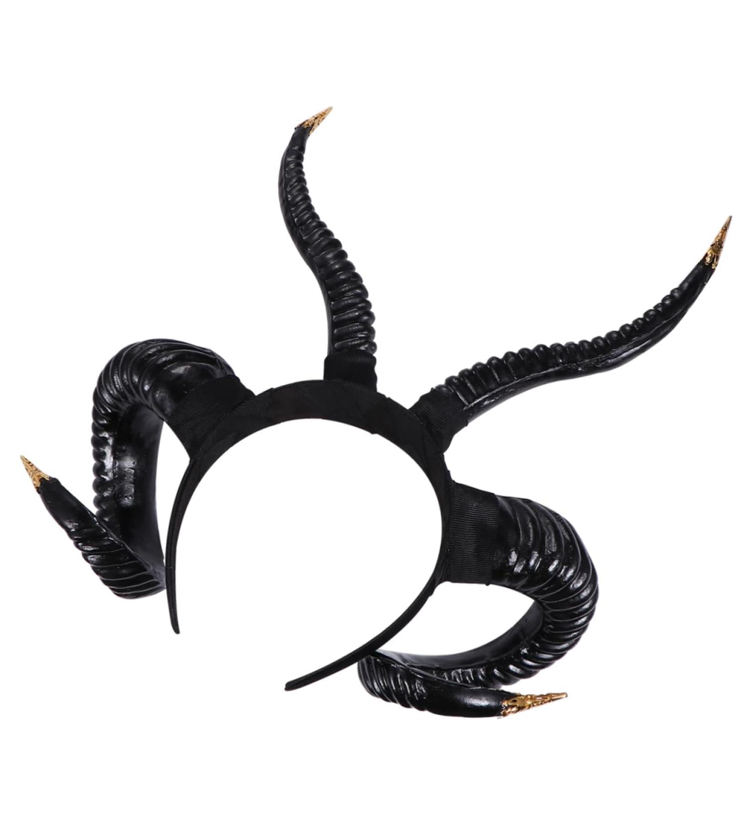GALPADA Claw Headband Cosplay Horns Ram Horns Cosplay Halloween- Hair Band Horn Headband Cosplay Headband Funny Headband Halloween Hair Band Cosplay Goat Horns Hairband One Size Black - Buy Online on GoSupps.com