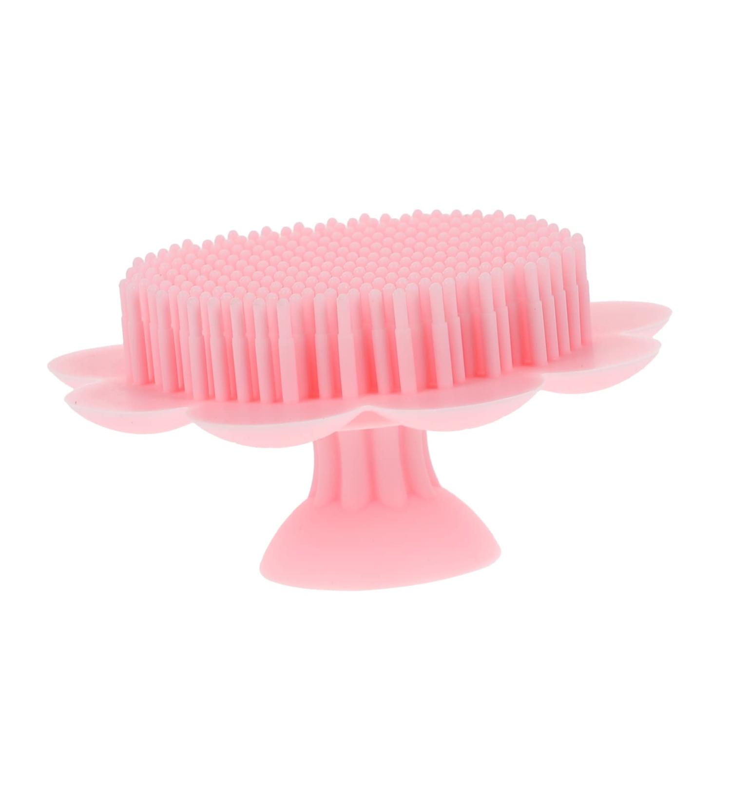 Hemoton Silicone Shampoo Brush Set - Baby Scalp & Body Scrubber for Gentle Bathing - Pink 2 Pack - Buy Online on GoSupps.com
