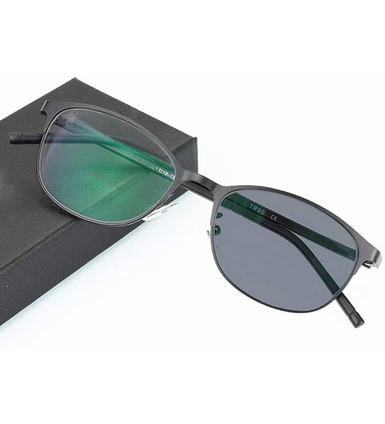 Unisex Self-Tinting Reading Glasses with UV Protection - +2.0 Visual Aid for Men & Women - Buy Online on GoSupps.com