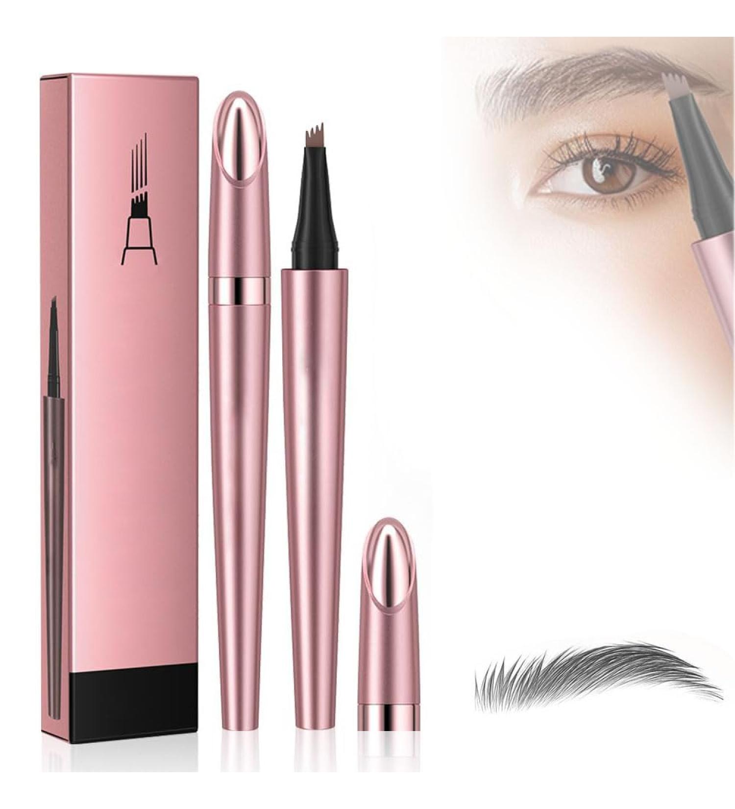 2024 New Magic Eyebrow Pencil 3D Waterproof Microblading Eyebrow Pen Magic 4 Tip Eyebrow Pencil 4 Tip Microblade Brow Pen Magic Eyebrow Pencil 3D Waterproof. (Gray) - Buy Online on GoSupps.com
