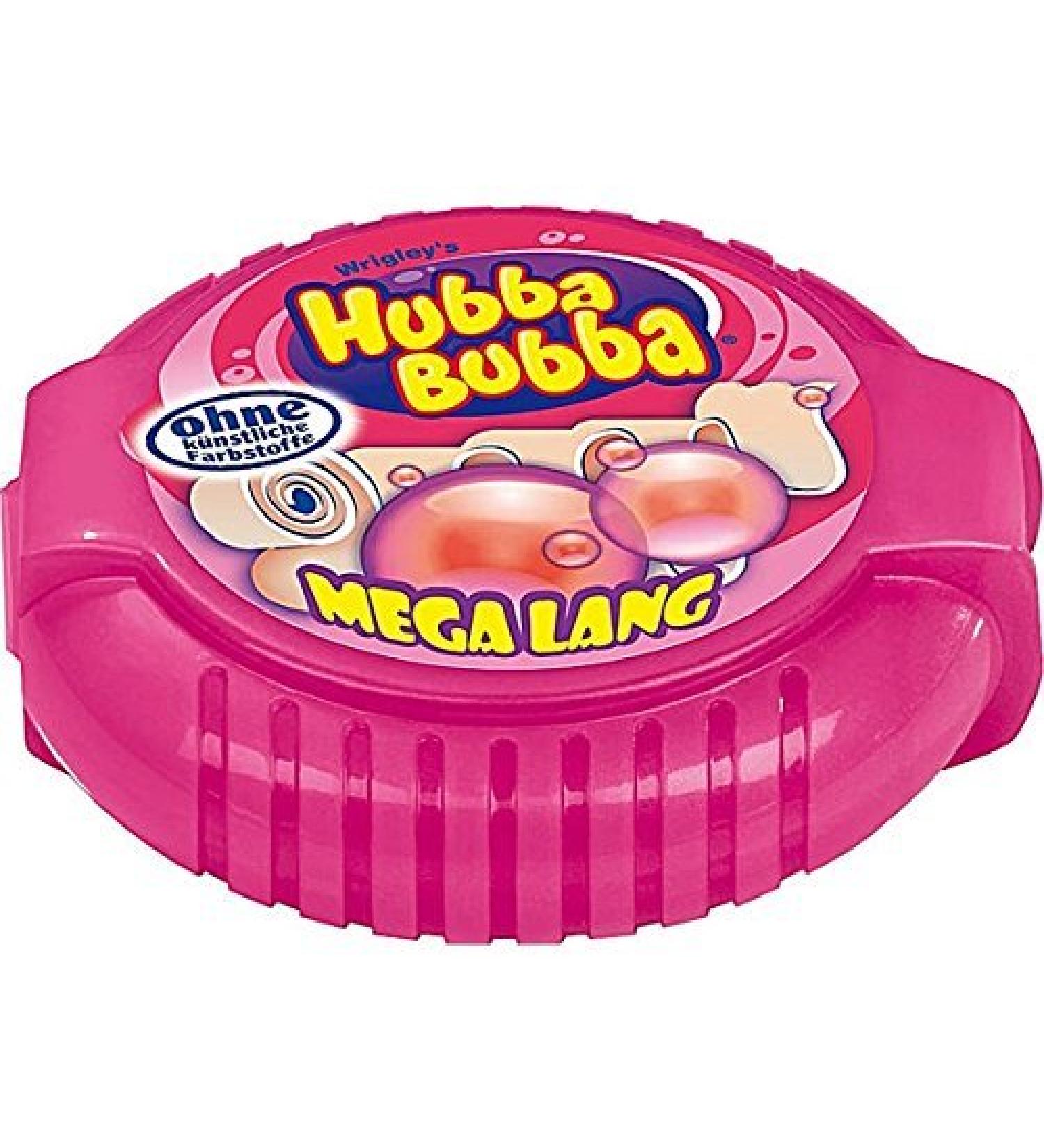 Hubba Bubba Bubble Tape Fancy Fruit extra long chewing gum strips 56g