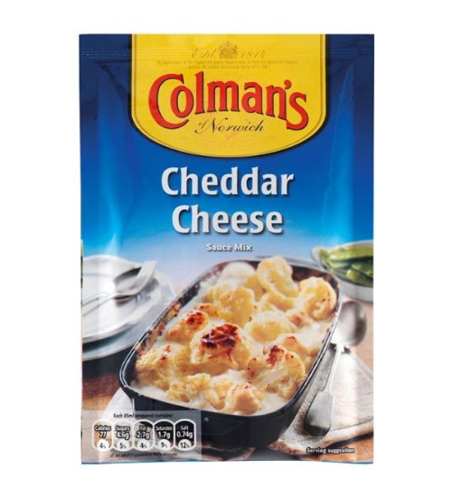 Colmans Cheddar Cheese Sauce Mix 12 x 40gm