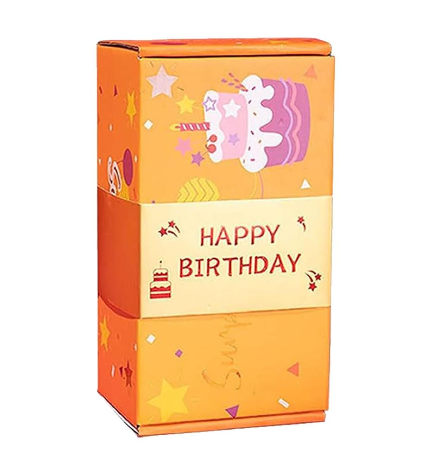 N/A Happy Birthday Surprising Boxes Creative Cards Explosion Gift Box for Relatives Loved Ones Gift 20pcs Bounce Boxes Gift Boxes Gift Bags Yellow HAPPY BIRTHDY - Buy Online on GoSupps.com