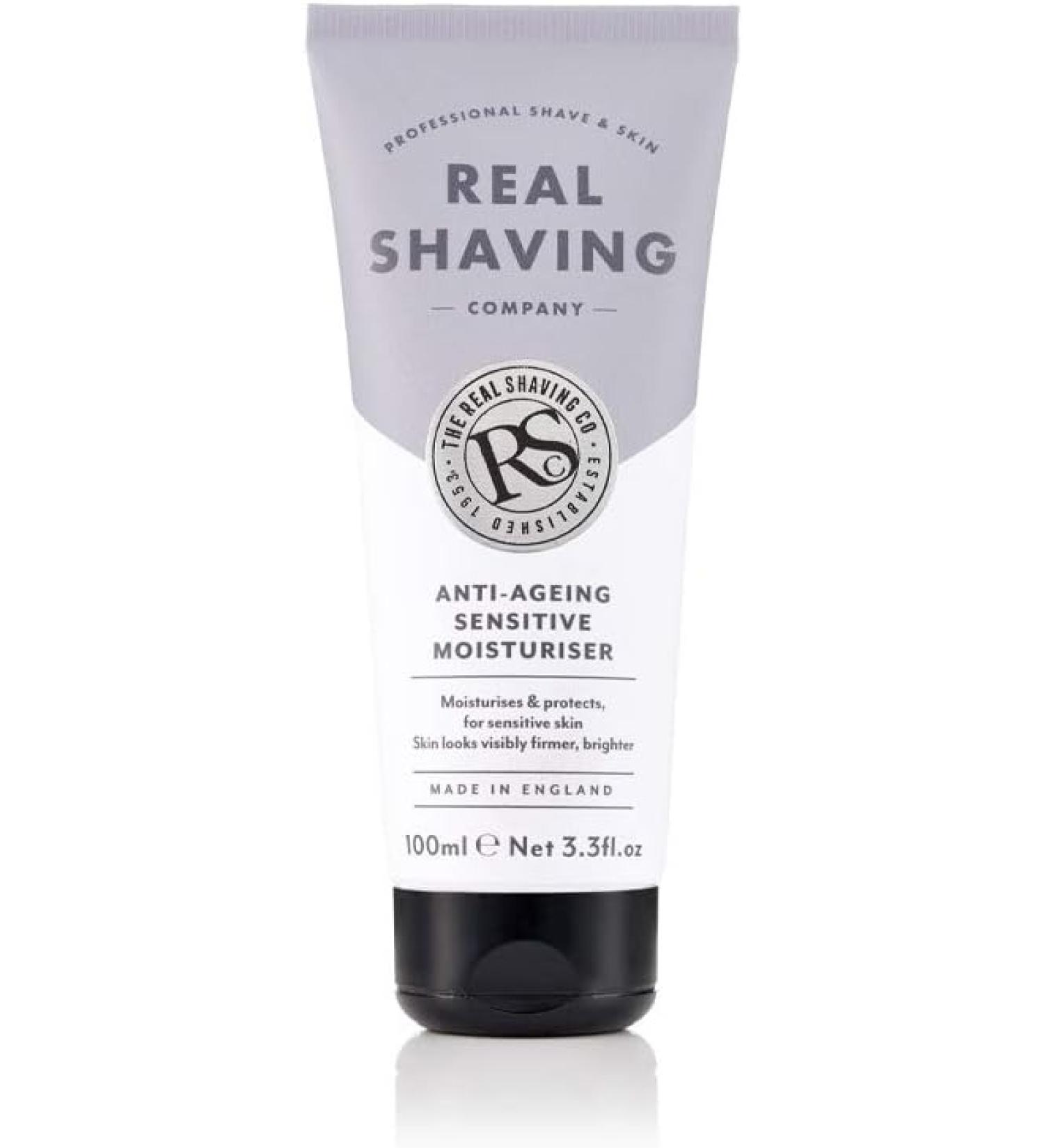 The Real Shaving Company Anti Ageing Moisturiser 100 ml - Buy Online on GoSupps.com