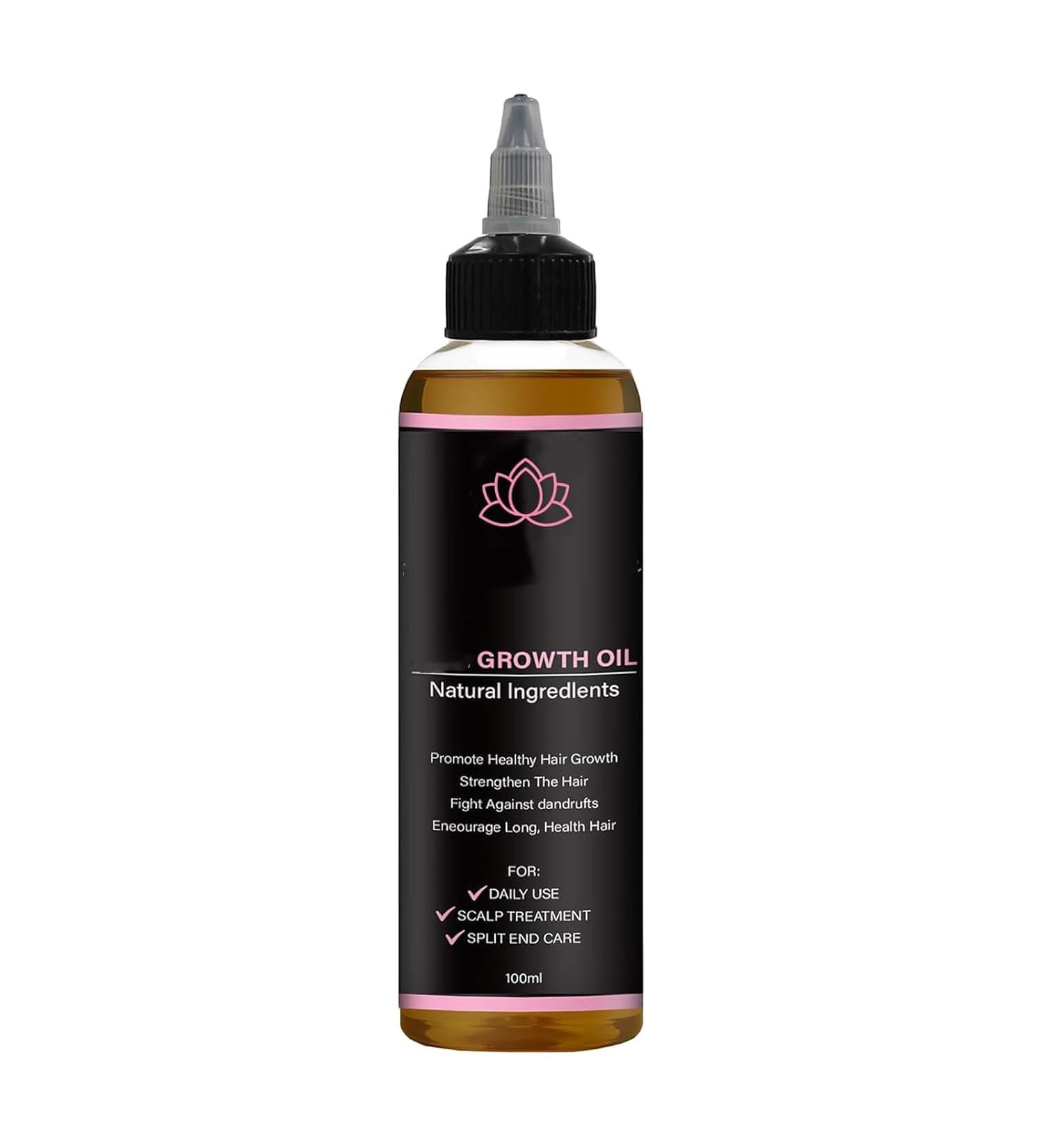 Huile de croissance des cheveux Lifewitqueenp Queenp Ayurvedic Hair Growth Huile l ger pour tous les types de cheveux 1Pcs - Buy Online on GoSupps.com