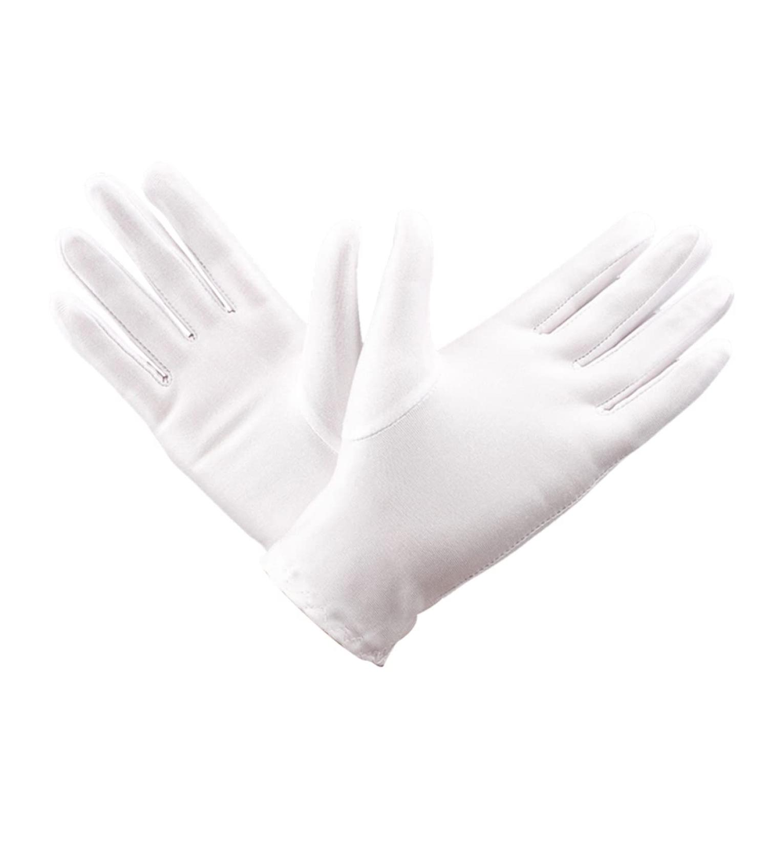 POPETPOP 3 Pairs Soft Stretchy Uniform Cotton Glove spa Glove Work Serving Industrial Formal Costume Working Glove White Miss Clothing Jewelry - Buy Online on GoSupps.com