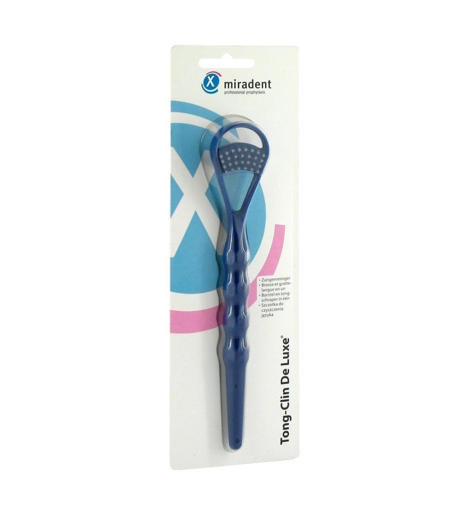 Tong Clin de Luxe tongue brush+scraper