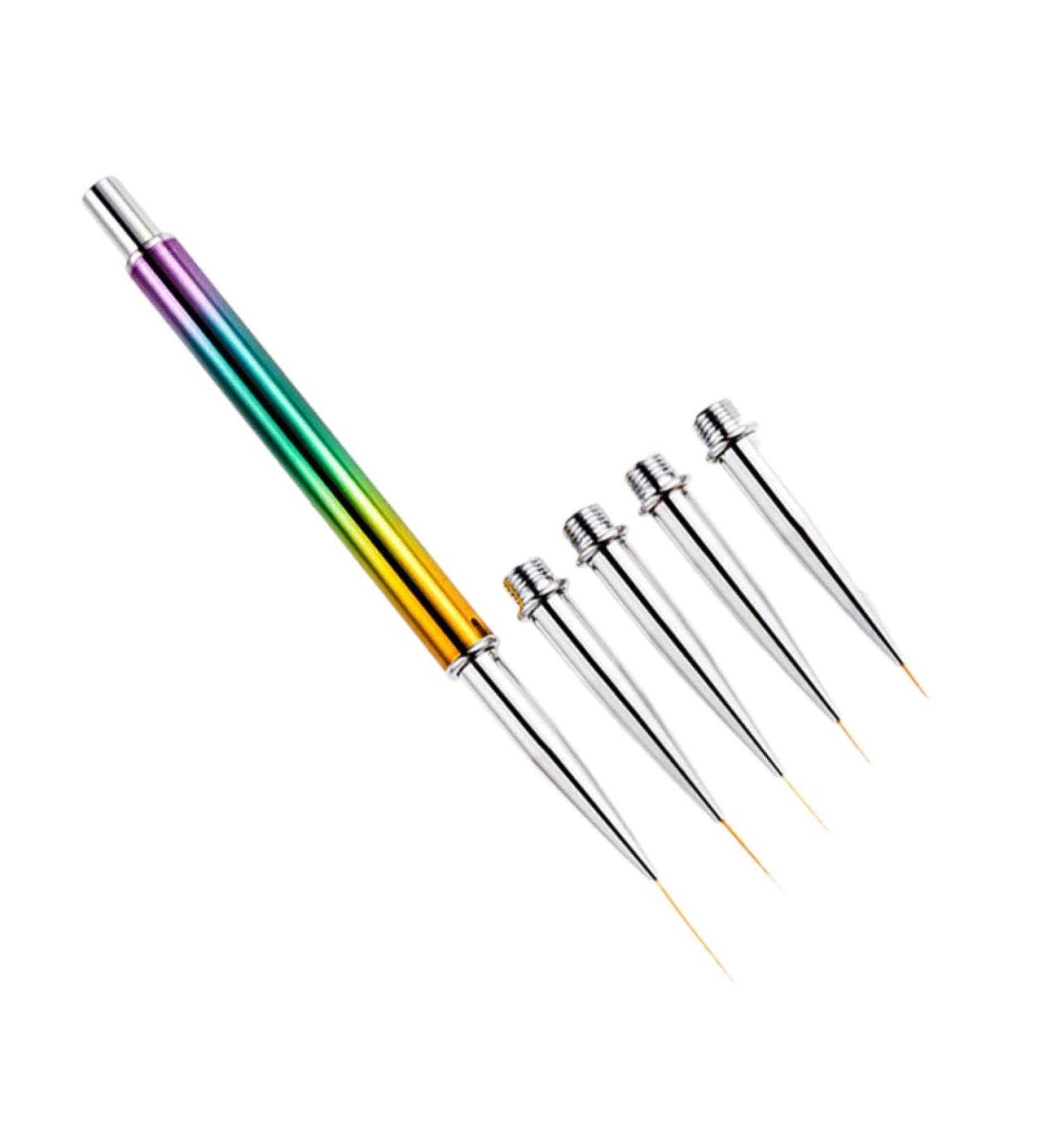 FRCOLOR 1 Set Nail Art Drawing Pen Thin Nail Art Brush Manicure Painting Nail Drawing Pens Manicure Tools Manicure Pens Nail Art Pens Nail Design Liner Nail Pens Supplies Painted - Buy Online on GoSupps.com