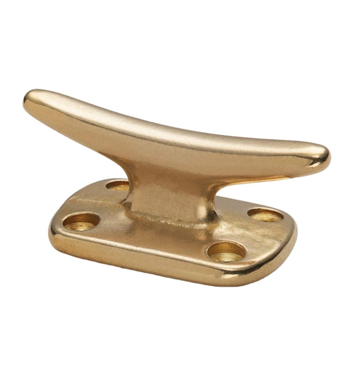 Whitecap Polished Brass Fender Cleat - 2 Pack - Buy Online on GoSupps.com