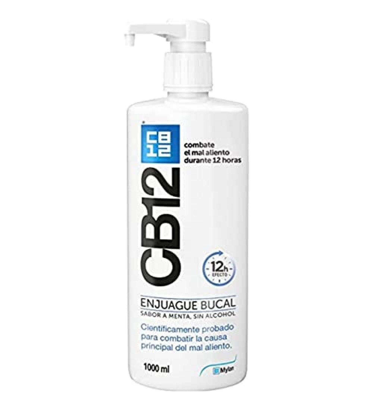 CB12 Enjuague Bucal Sol 1000ml con V lvula - Frescura Profesional para el Aliento | Env o Internacional Disponibles - Buy Online on GoSupps.com