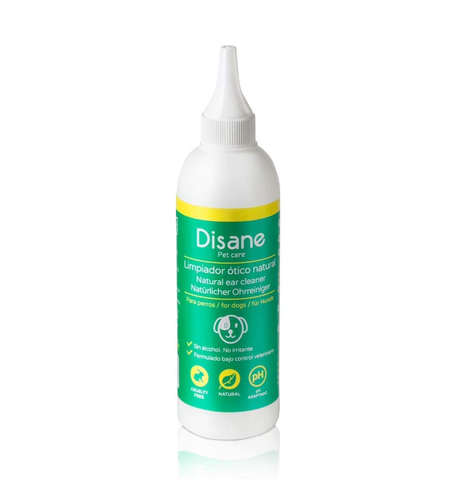 DISANE Natural Dog Ear Cleaner | Prevent ear infections by removing dirt earwax and secretion build-up | To maintain dog's hearing health - Buy Online on GoSupps.com