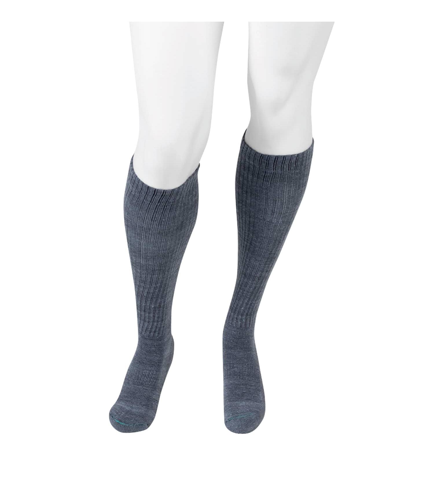 Shop Juzo Power Comfort 20-30 mmHg Knee High Socks - Tall Heather Gray XX-Large | International Shipping Available - Buy Online on GoSupps.com