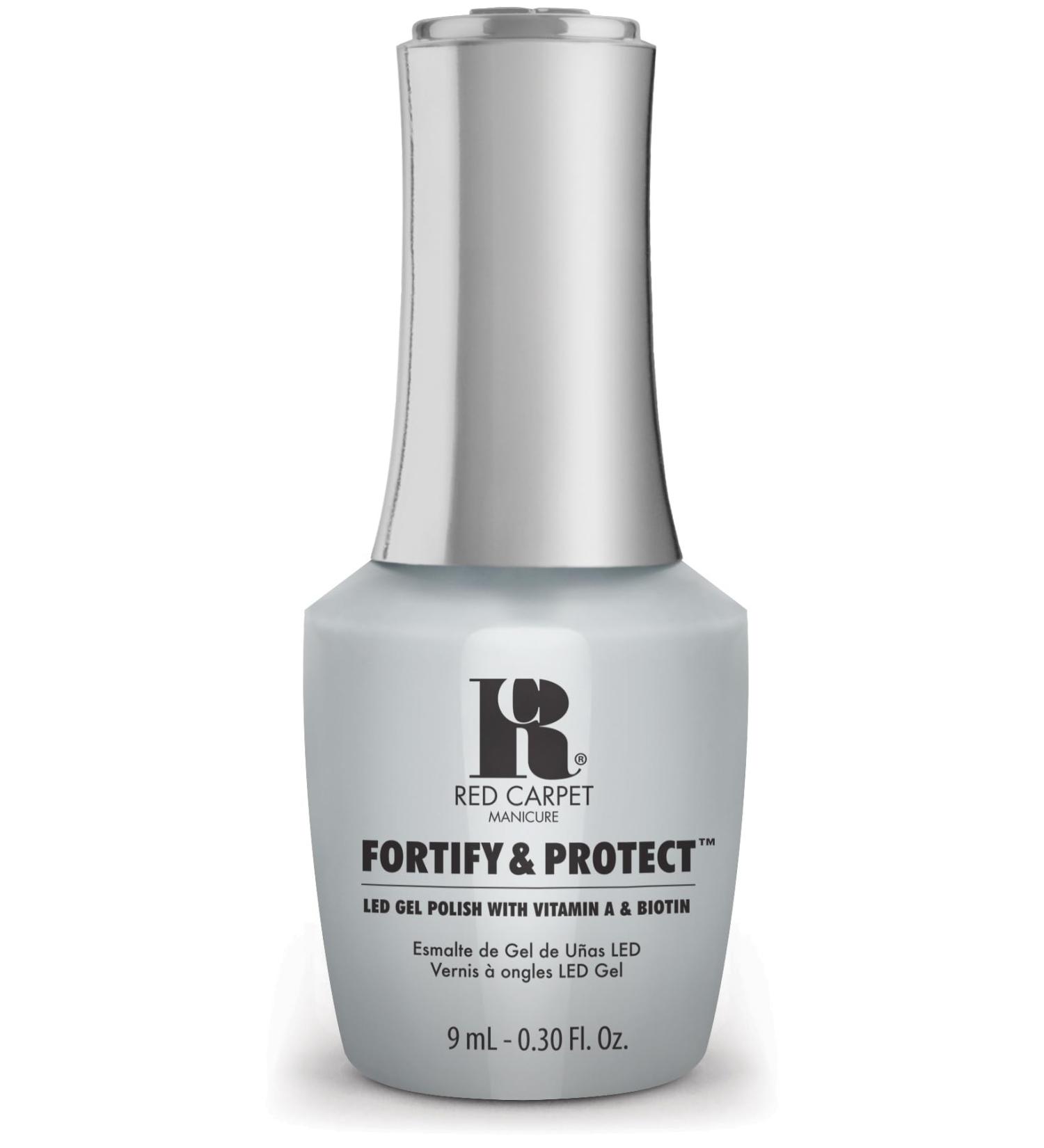 Red Carpet Manicure Fortify & Protect Lightest Blue Cr me Gel Polish for Strong Healthy Nails - Infused with Vitamin A & Biotin - (A New Start) Led Nail Gel Color 0.3 Fl Oz - Buy Online on GoSupps.com