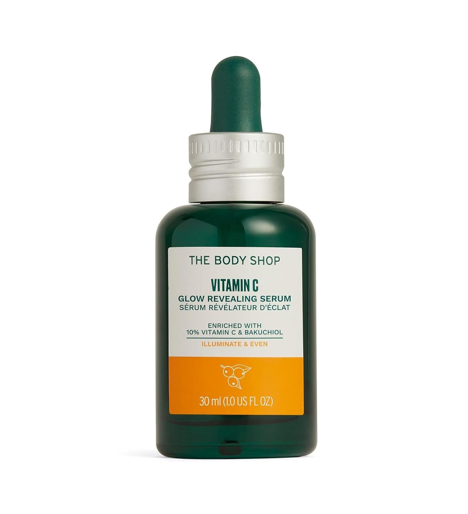 T'he Body-Shop Vitamin C Glow Revealing Serum - For Dull & Tired Skin 30 ML |Helps Tackle The Look Of Uneven Skin Tone | Radiance Revealing - Buy Online on GoSupps.com