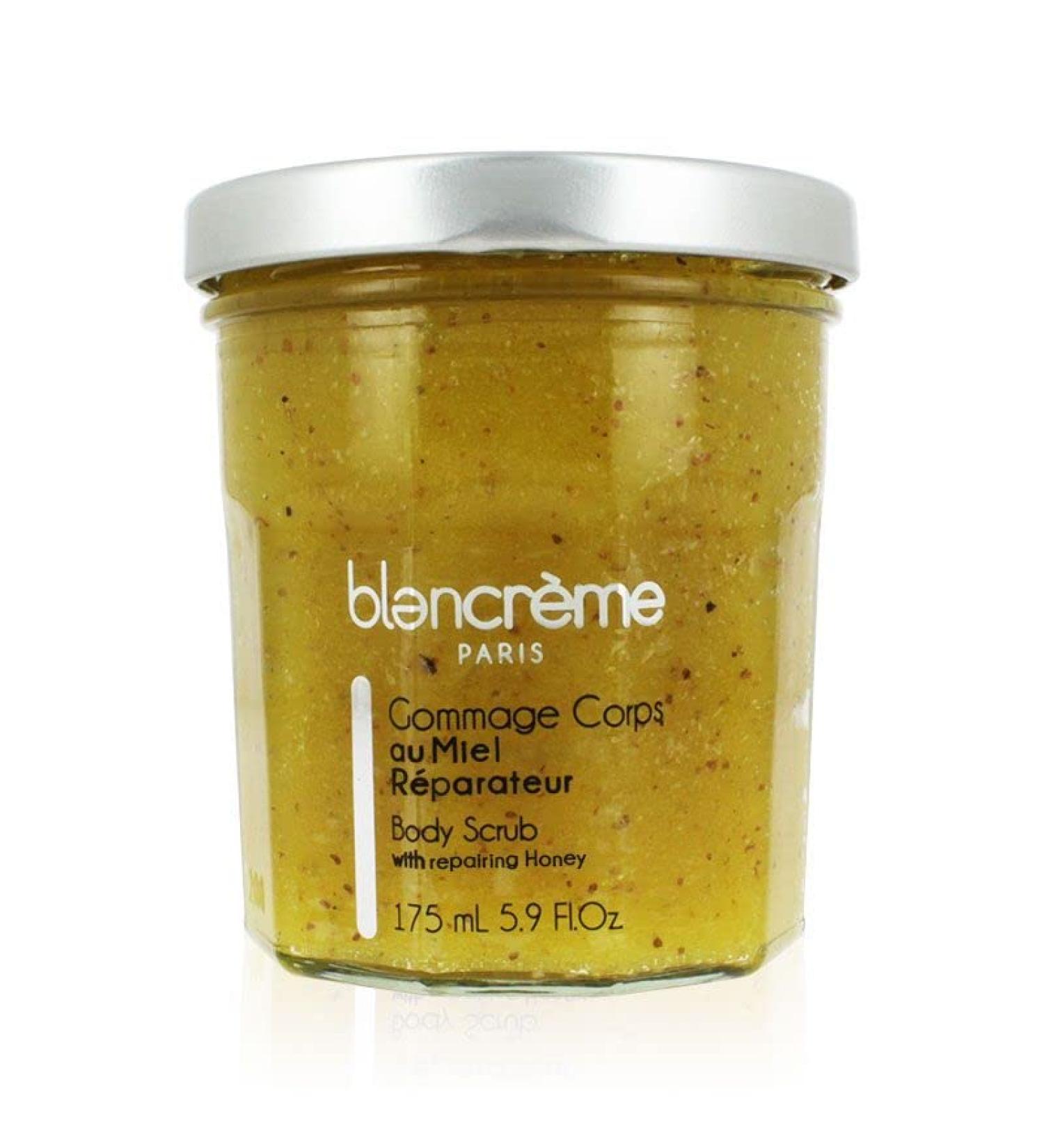 Blancr me Body Peeling Scrub for Her - 175ml Honey Sugar & Almond Shells | 95.8% Natural Ingredients | French Body Care - Buy Online on GoSupps.com