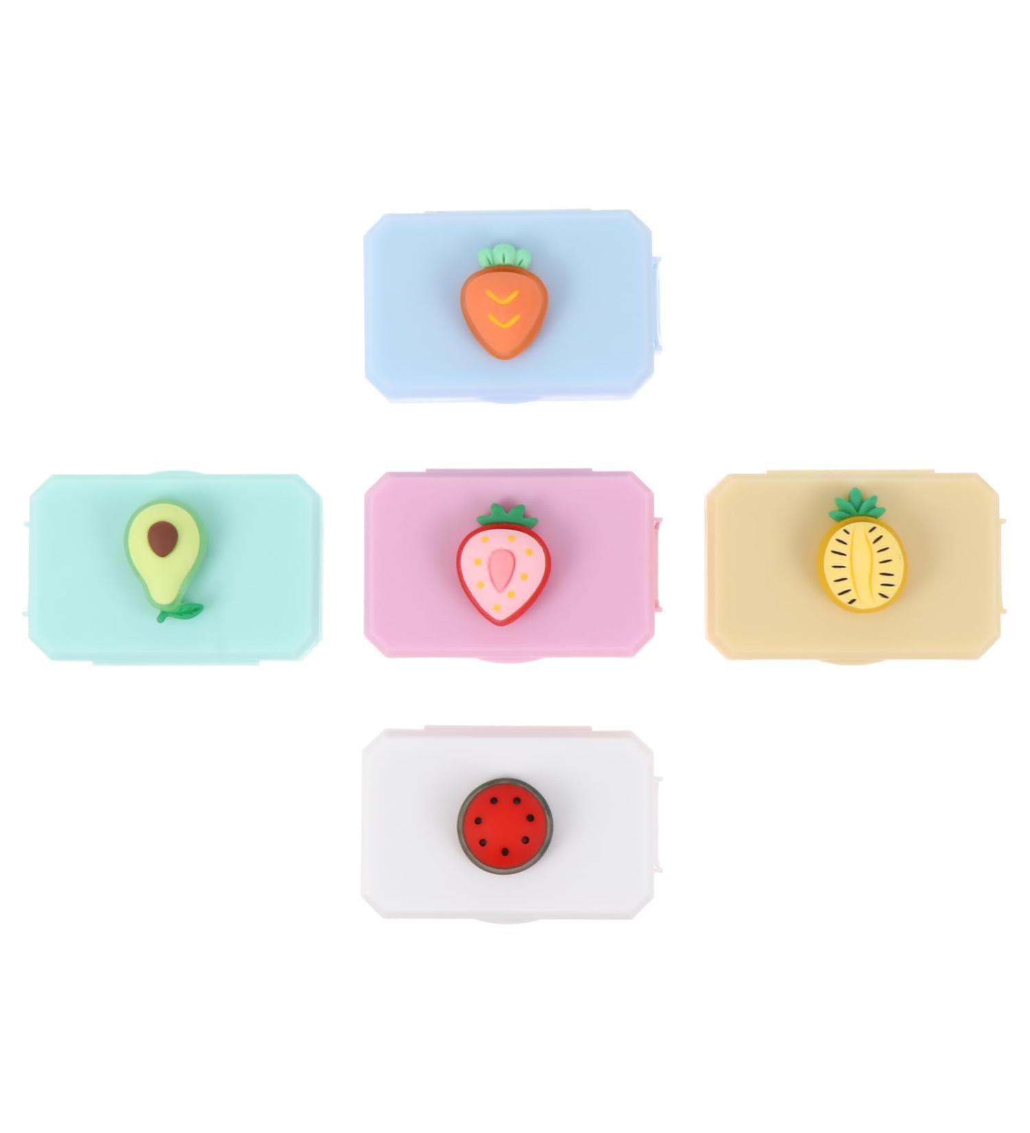 Partykindom 5 STK Waterproof Contact Lens Container - Pearl Housing & Carrier Bag - Buy Online on GoSupps.com