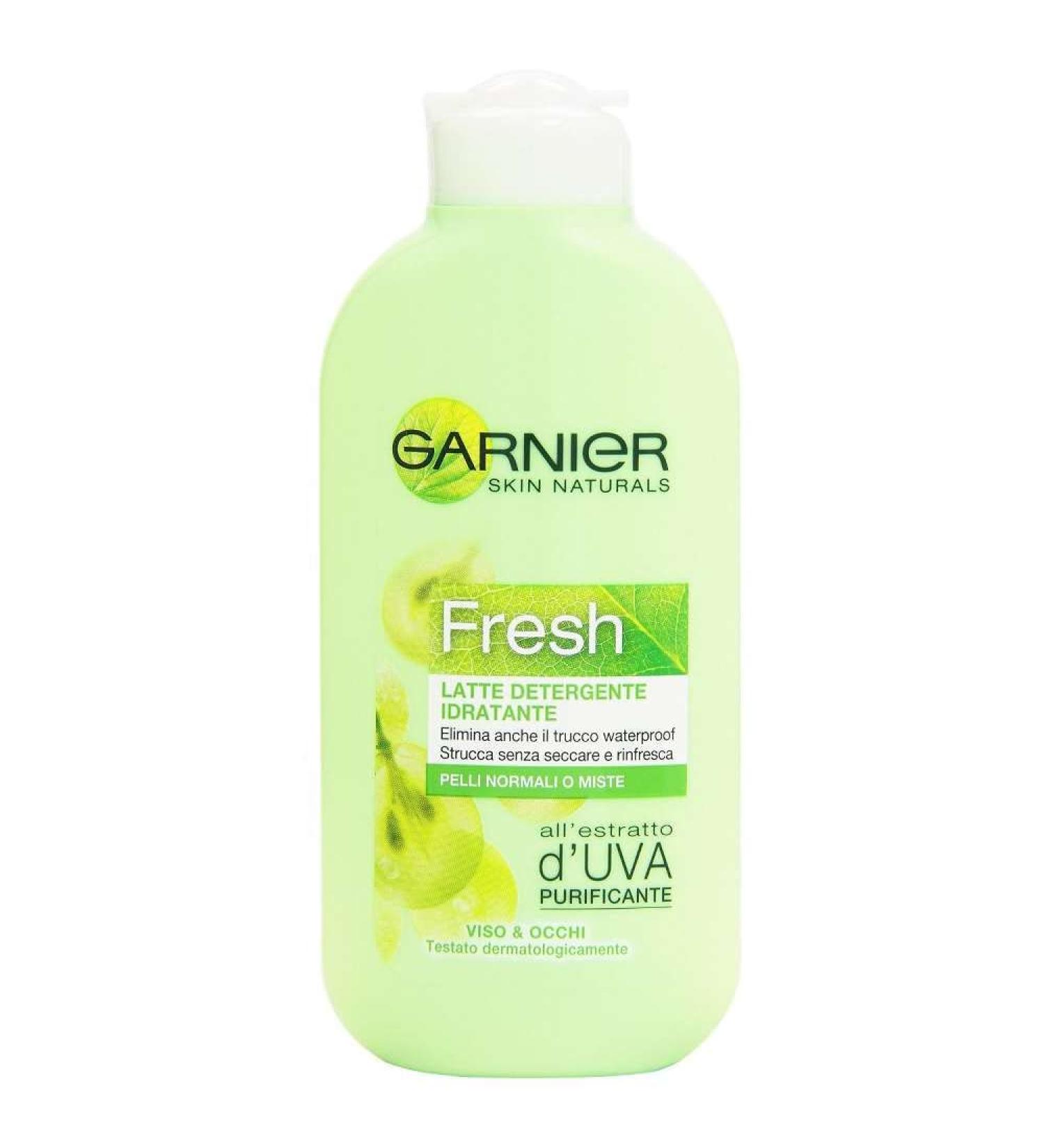 Garnier 6 x GARNIER SKIN NATURALS Fresh Moisturizing Cleansing Face Milk 200 ml