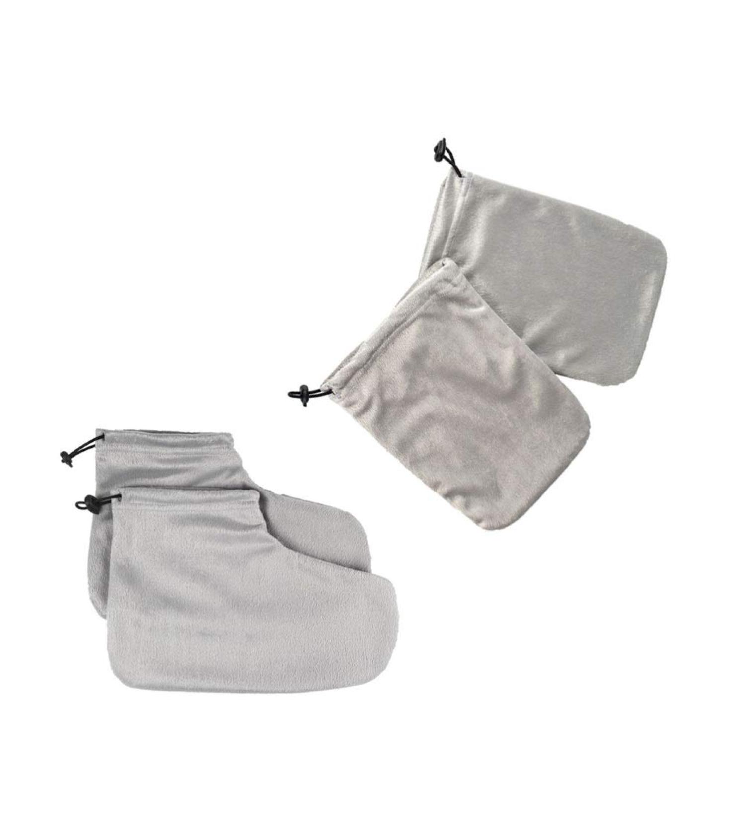 FRCOLOR Paraffin Wax Glove Booties & Mittens - 2 Pairs Grey - Buy Online on GoSupps.com