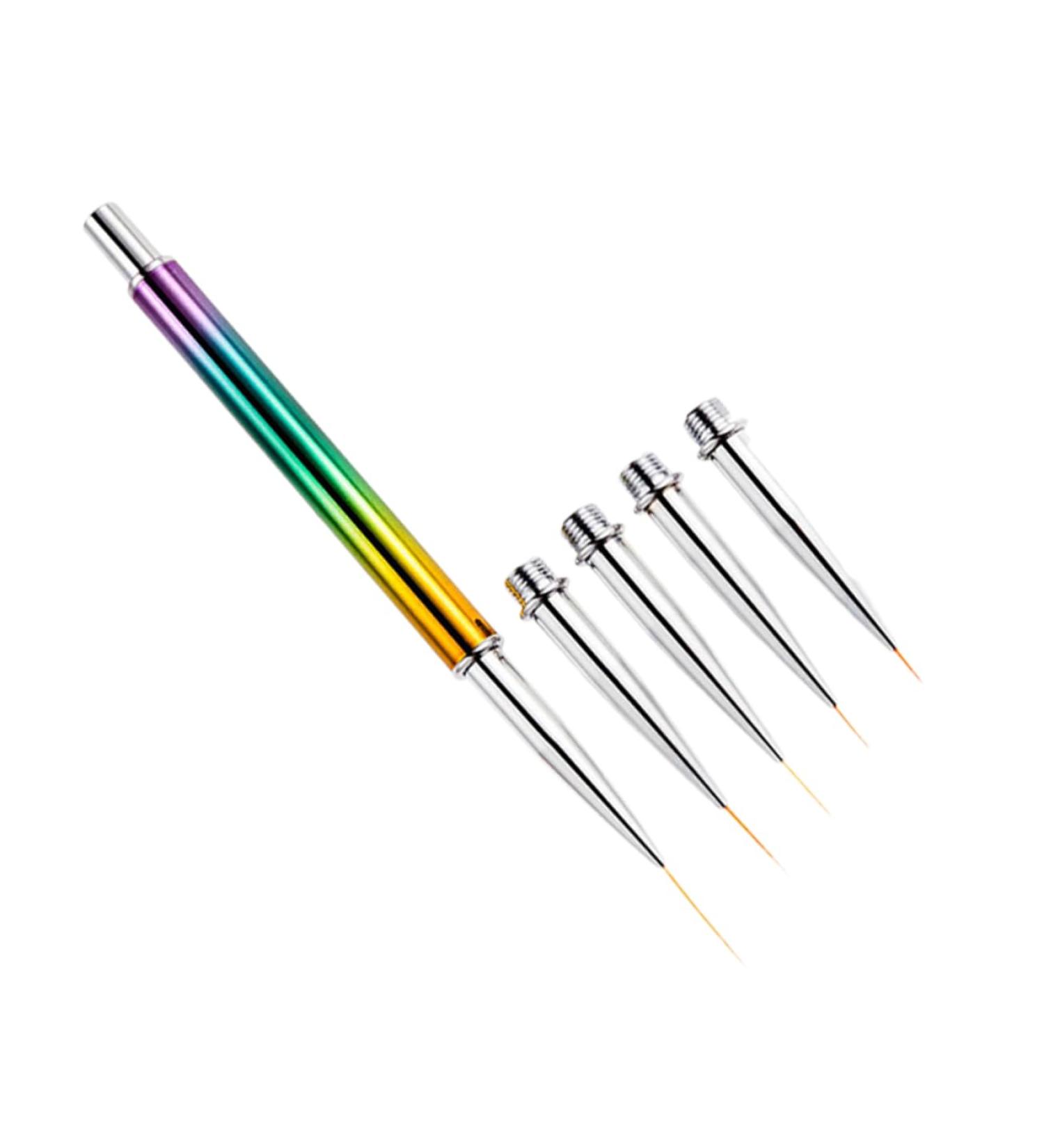 minkissy 1 Set Nail Art Drawing Pen Nail Art Liner Nail Drawing Pens Nail Salon Nail Painting Supply Nail Art Supplies Manicure Painting Nail Painting Brush Line Pen Painted - Buy Online on GoSupps.com