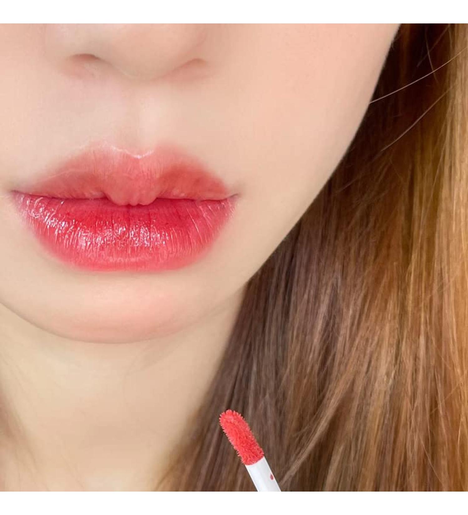  NEFLUM Relief Cerise gaufr e Lip Glaze Mirror Water Light Lip Gloss Not Fade Lip Tint Lasting Hydrateize Liquid Lipstick Cosmetics - Buy Online on GoSupps.com