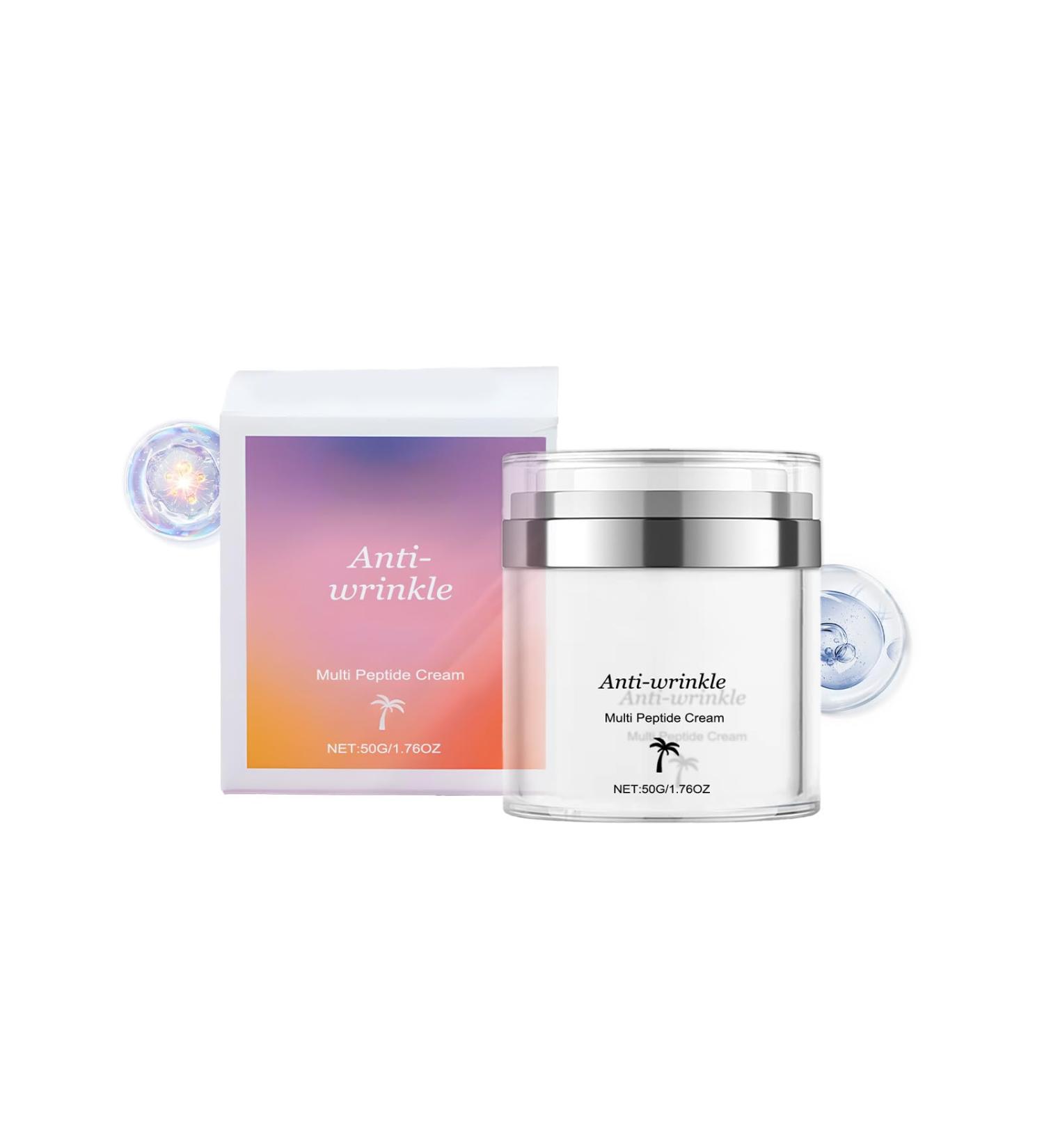 Copper Peptide Face Cream with GHK-Cu & Shea Butter - Anti-Aging Moisturizer with Hyaluronic Acid & Coconut Oil for All Skin Types Wrinkle Cream for Firming & Hydration 50g / 1.76oz - Buy Online on GoSupps.com