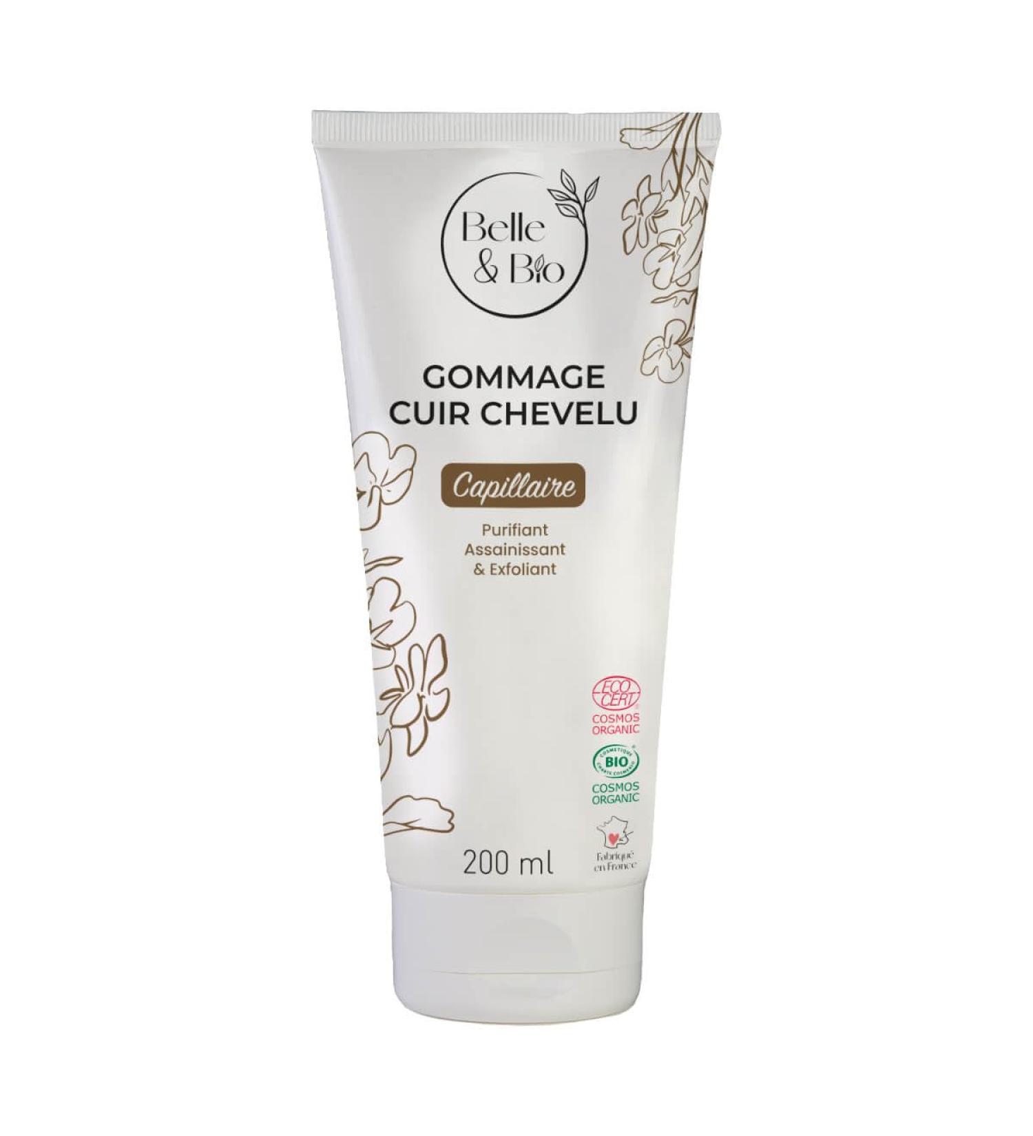 Belle&Bio Scalp Scrub with Natural Ingredients and Patented Active Certified Organic 200 ml - Buy Online on GoSupps.com