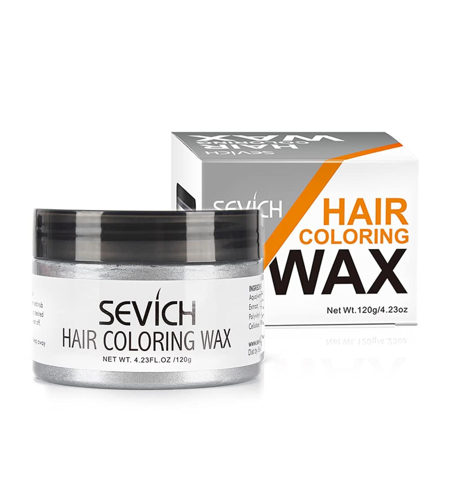 Color Hair Wax - Sevich Hair Style Dye Mud Natural Hair Color Instantly Washable Natural Ingredients Temporary 100g/3.57Oz - Buy Online on GoSupps.com