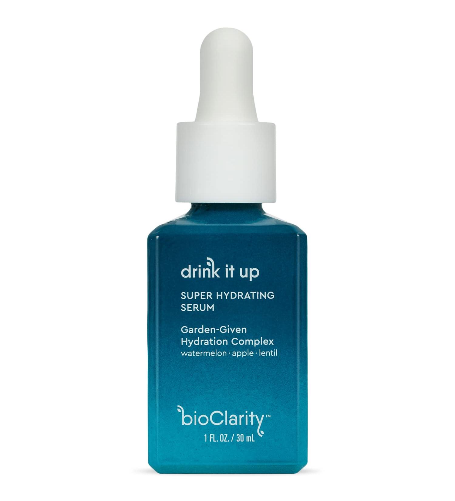 bioClarity Oil-Free Deep Hydrating Serum | Vegan & Non-Toxic | Long Lasting Hydration with Vitamin E & Watermelon | 1 fl. oz - Buy Online on GoSupps.com