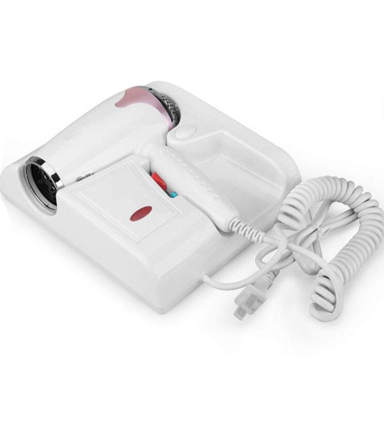 Wall-Mounted Hair Dryer 1200W Negative Ionic Hair Blow Dryer 2 Heat Settings and Cold air Button White Compact for Home Hotel Bathroom Small Gift - Buy Online on GoSupps.com