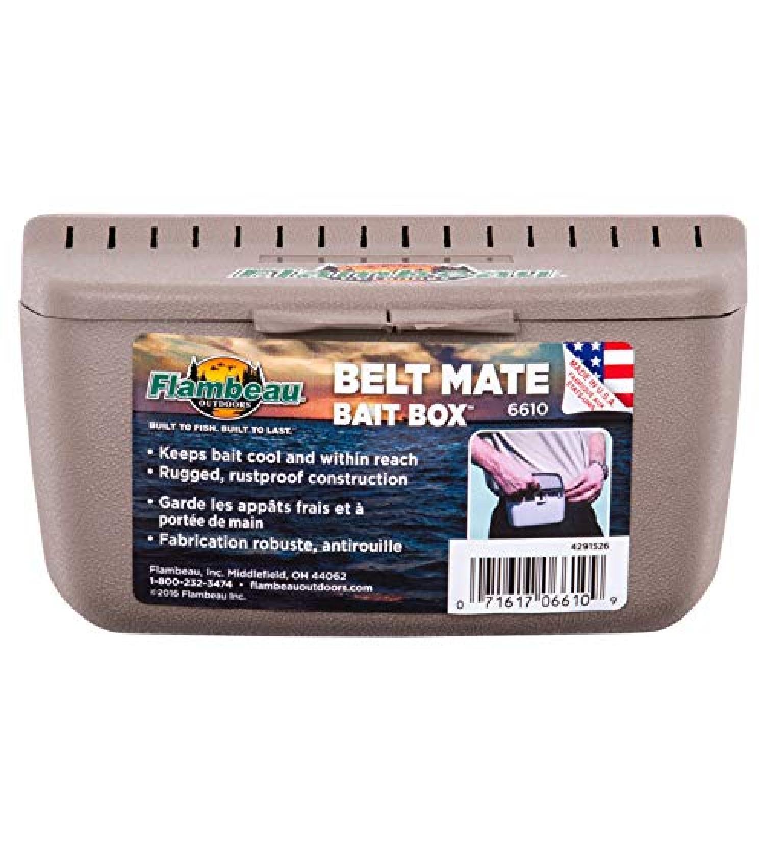 Flambeau Outdoors 6610 Belt Mate Bait Holder - Tan | Fishing Accessory - Buy Online on GoSupps.com