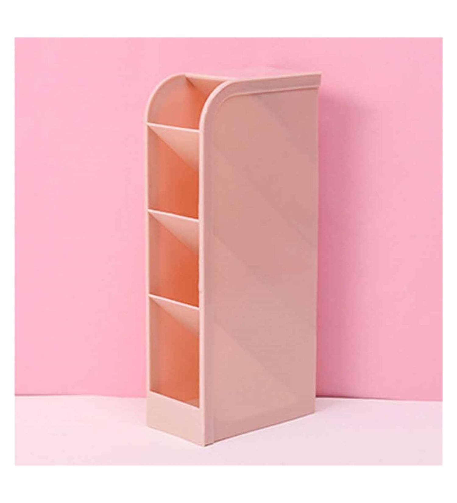 Four-Grid Desk Organizer Case Large Capacity Pencil Makeup Storage Stationery Box School and Office (Color : A Size : 20CM) (A 20CM) - Buy Online on GoSupps.com