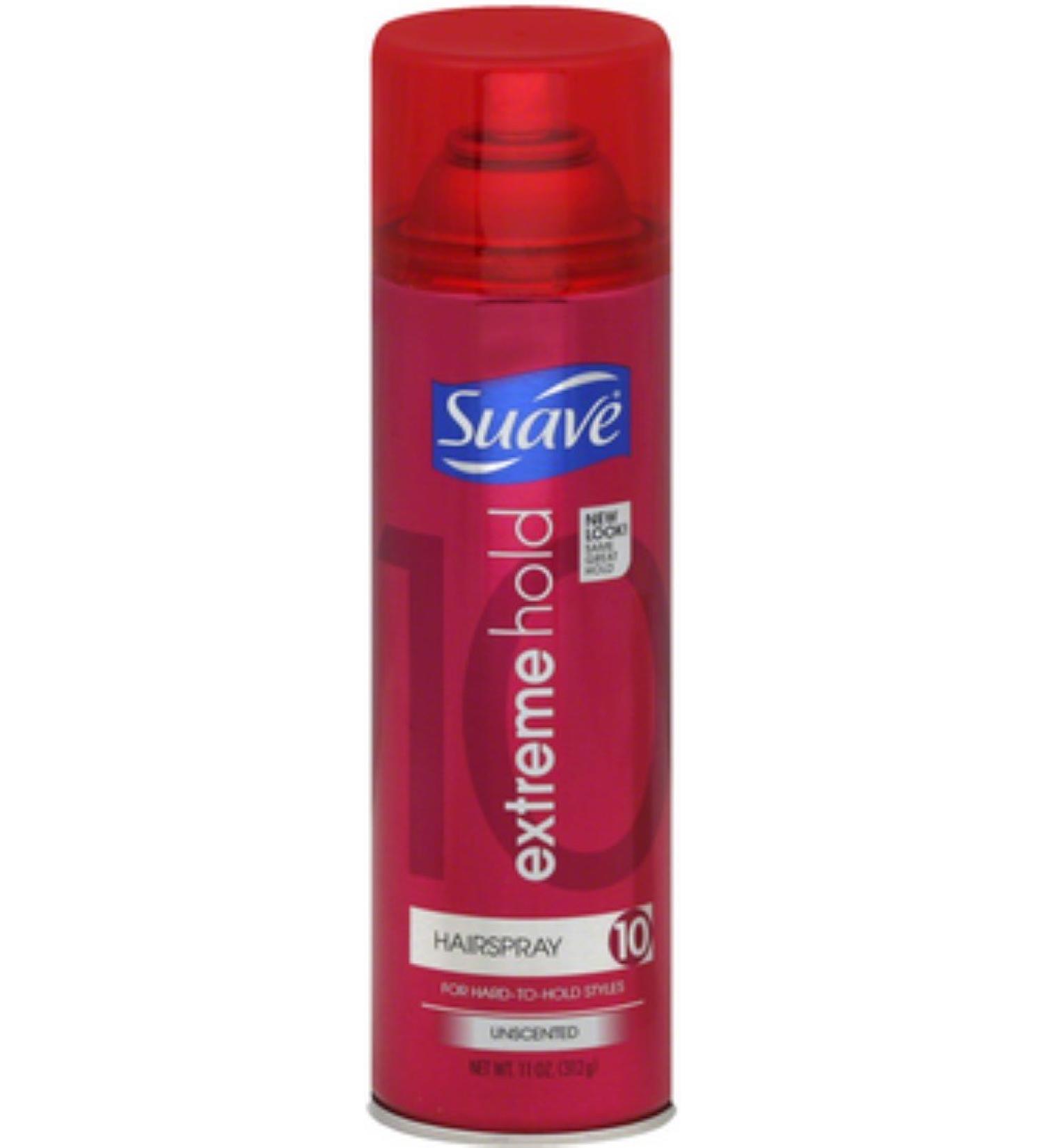 Suave Hairspray Extreme Hold Unscented 11 Ounce 2 Pack