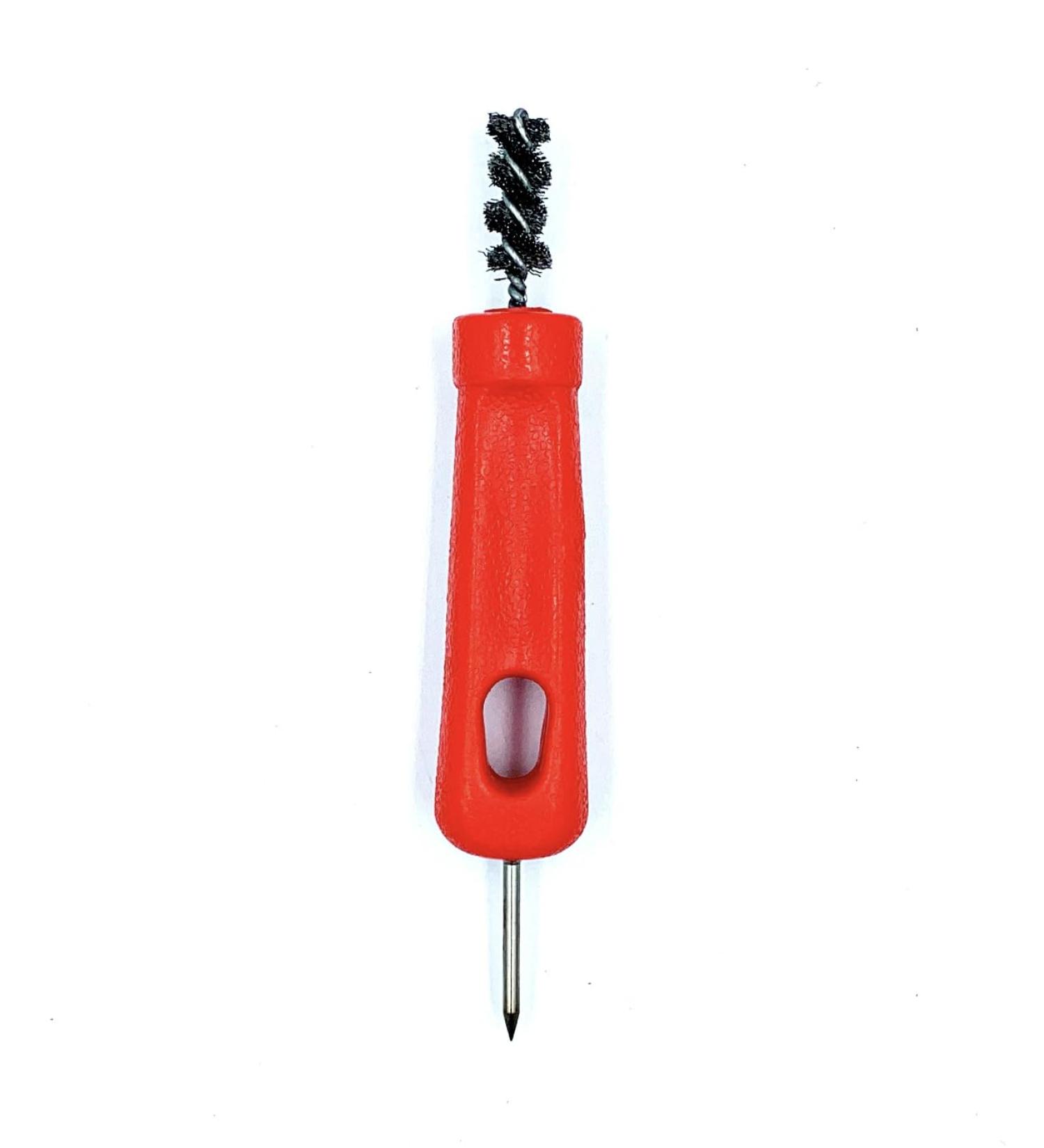 JA Horse Stud Hole Cleaner Stud Hole Brush (Red)