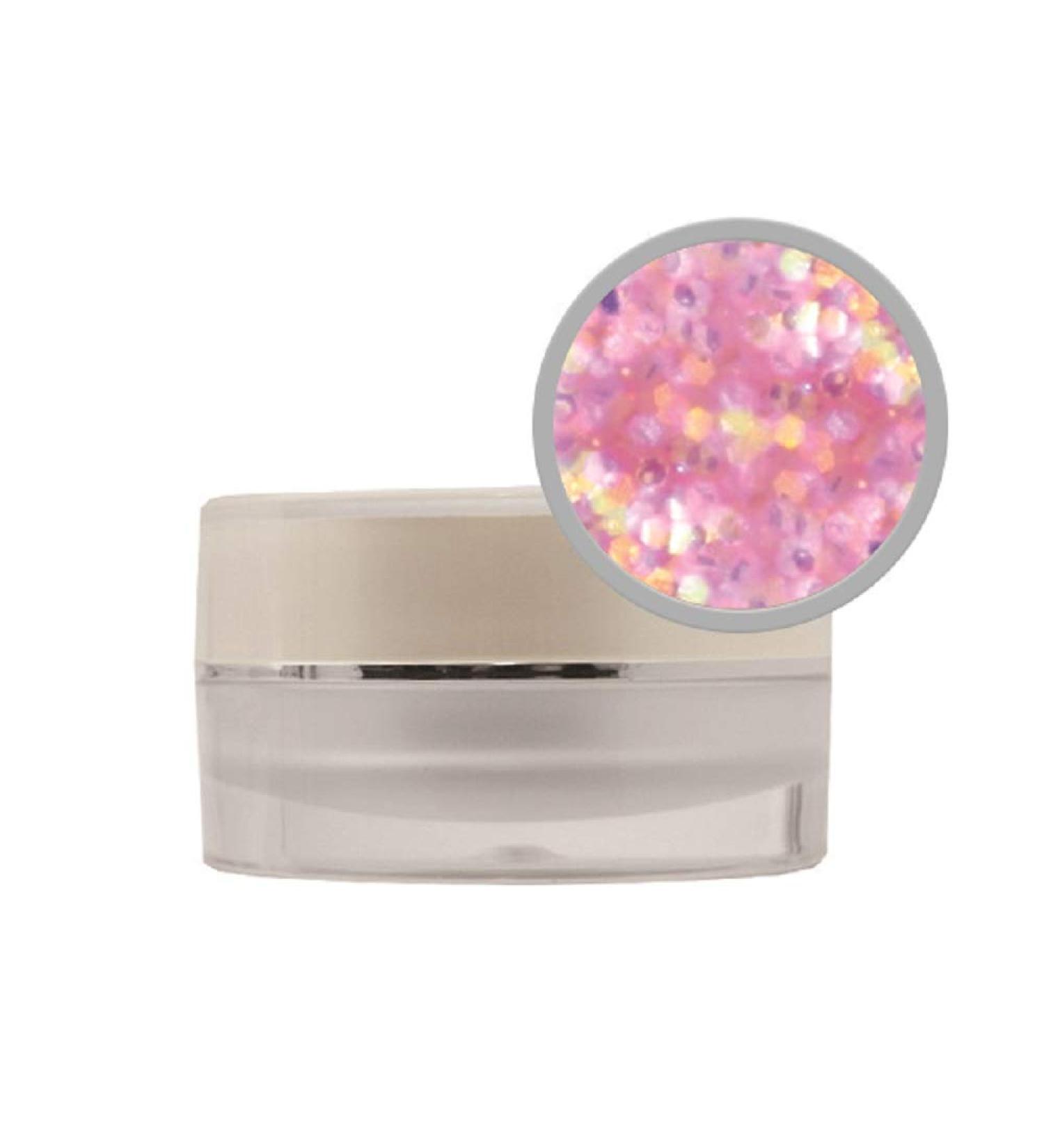 Pro Impressions Coloured Glitter Acrylic Powder Pink Confetti