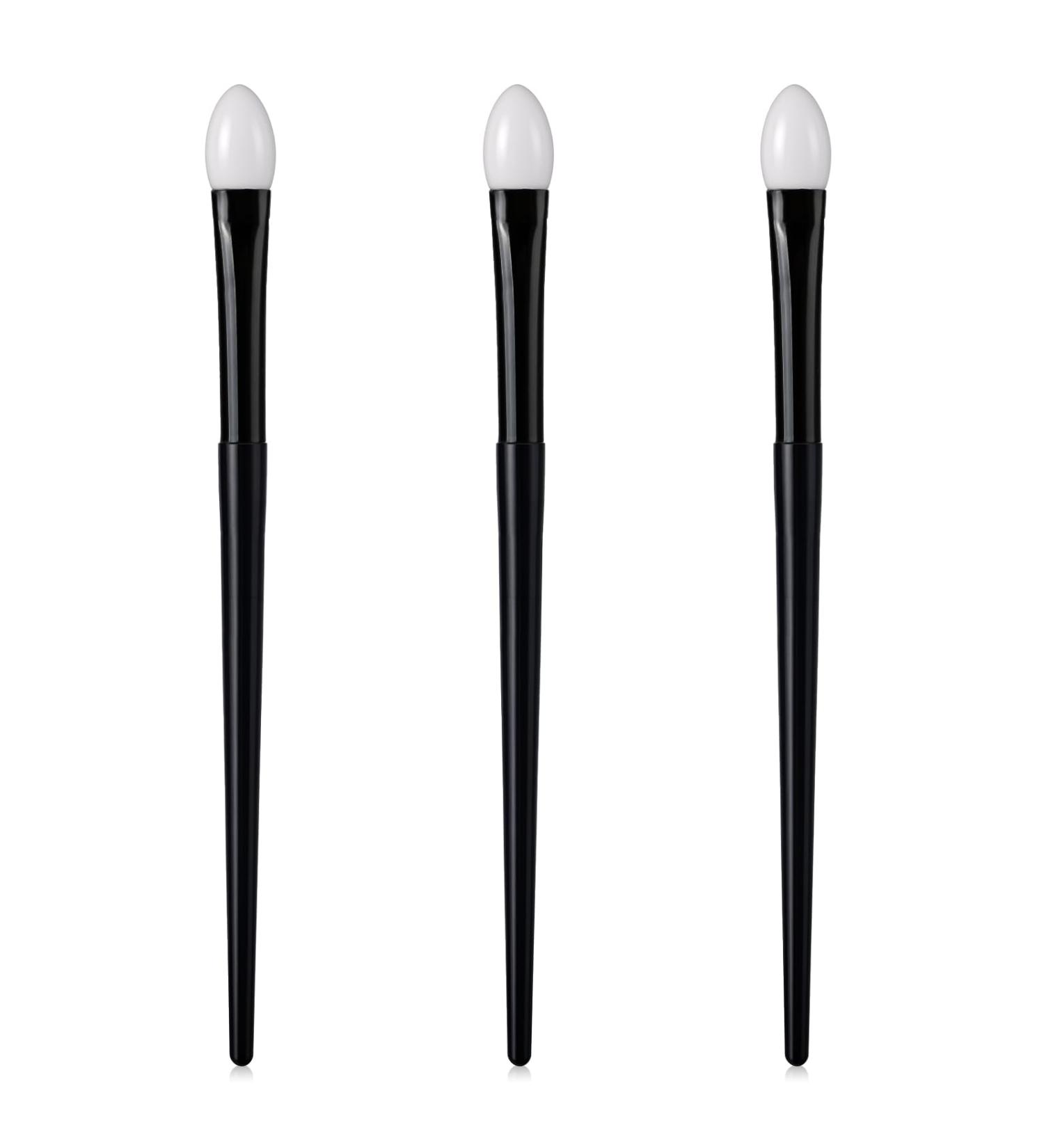 Molain Silicone Eyeshadow Brush Set - 3 Pcs Makeup Applicators for Liquid Eye Shadow Lip Mask & Eyebrow | Perfect for Flawless Application - Buy Online on GoSupps.com