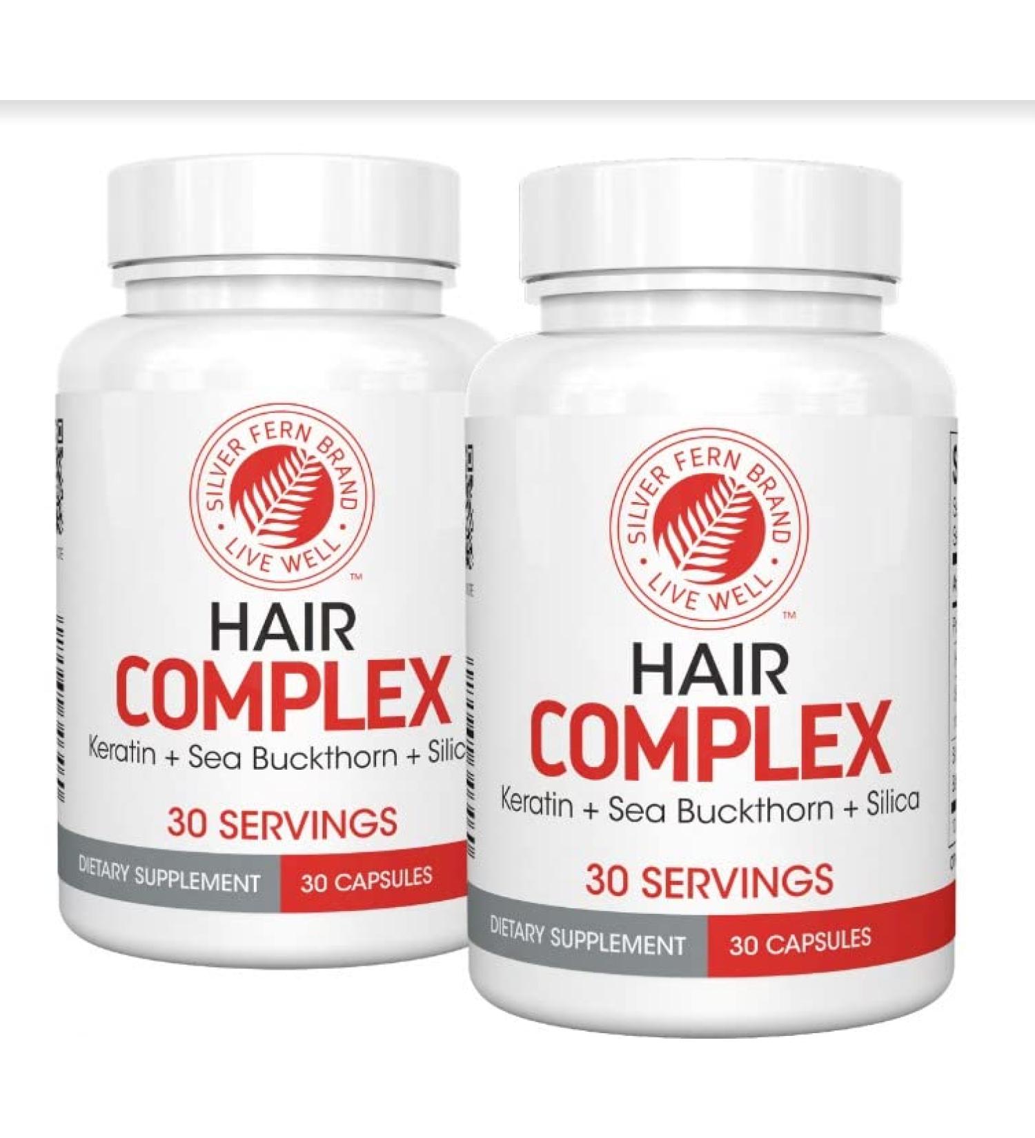 Silver Fern Hair Complex: 60-Day Supply Hair Supplement for Healthy Hair - Buy Online on GoSupps.com