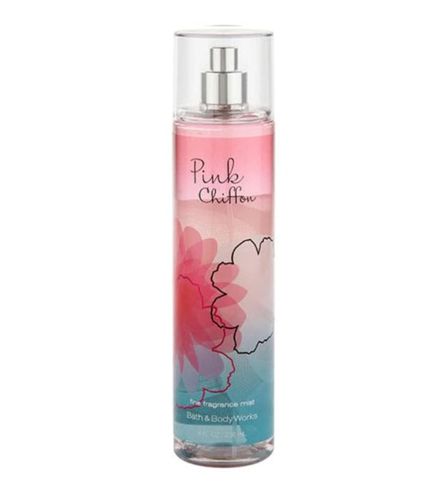 Bath and Body Works Pink Chiffon Fine Fragrance Mist 8 Ounce Tall Rounded Bottle Pink Chiffon 8 Fl Oz (Pack of 1) - Buy Online on GoSupps.com