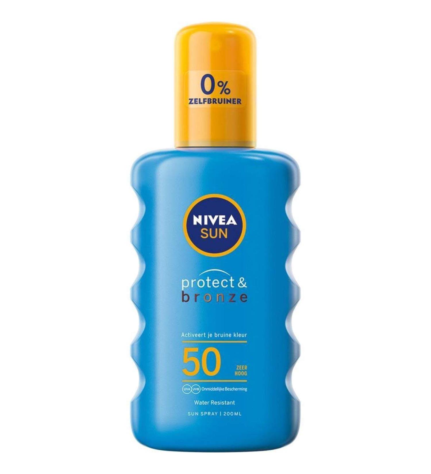 Nivea Protect and Bronze Sun Spray SPF 50 200 ml