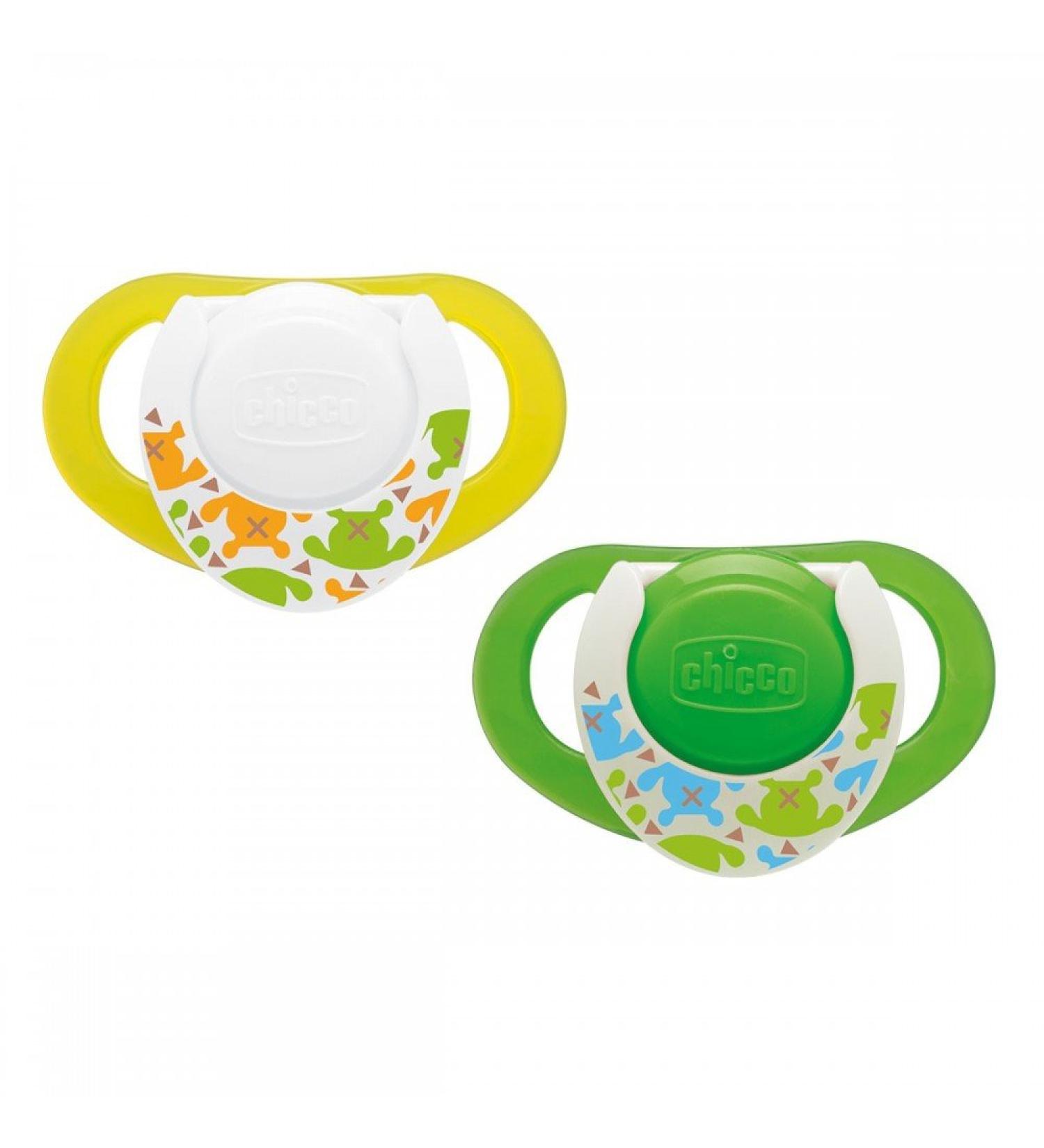 Chicco decorative pacifier Physio with ring luminous 4m+ rubber 2 pieces