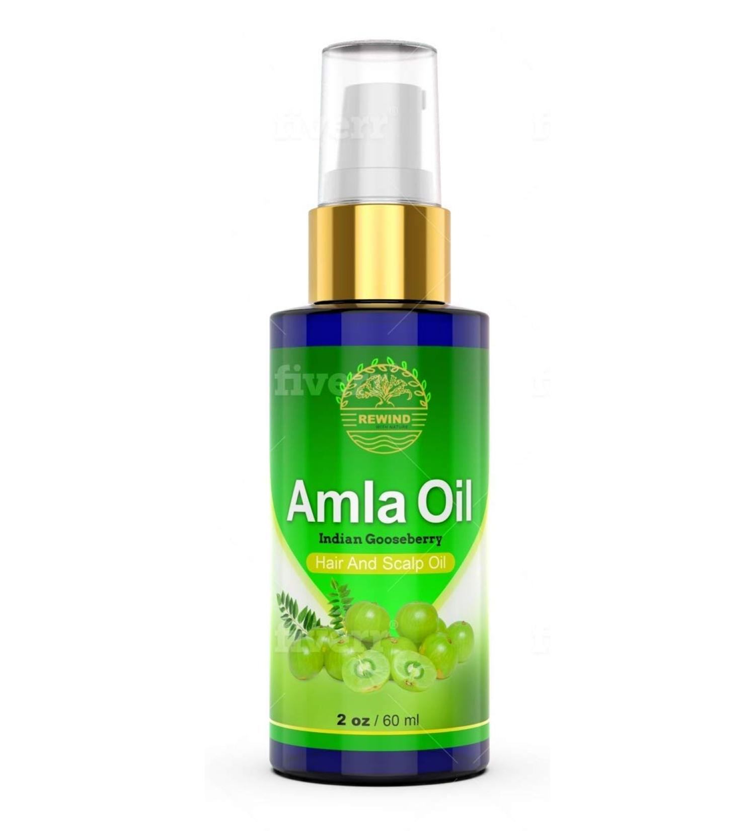 Pure 100% Natural Amla Oil for Hair Growth | Prevents Premature Greying | Darkens Hair Naturally | Pump Spray - Buy Online on GoSupps.com