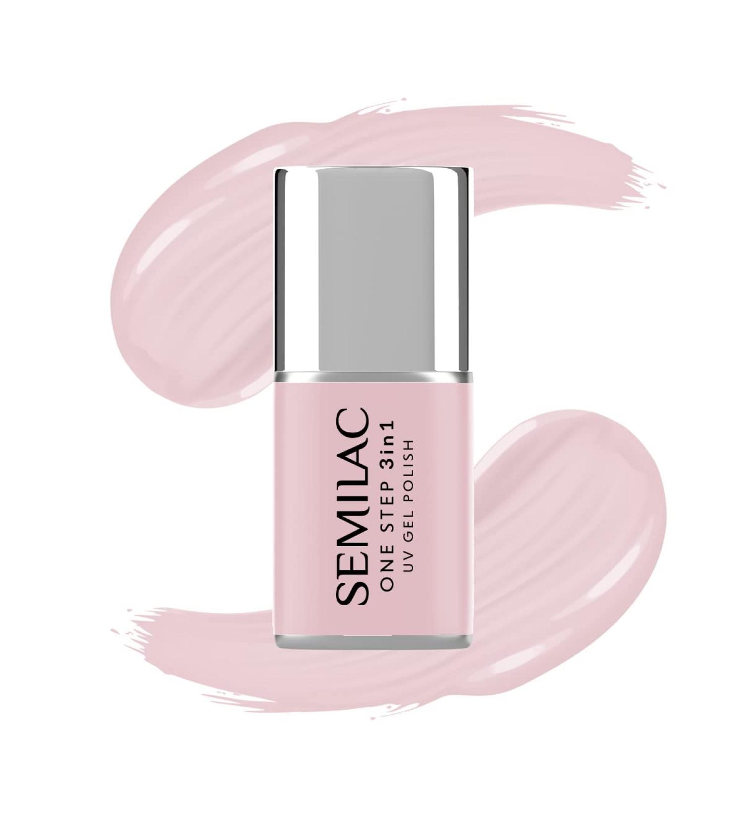 Buy Semilac One Step 3in1 UV Nail Polish S610 Barely Pink 7ml - Best International Shipping eCommerce - Buy Online on GoSupps.com