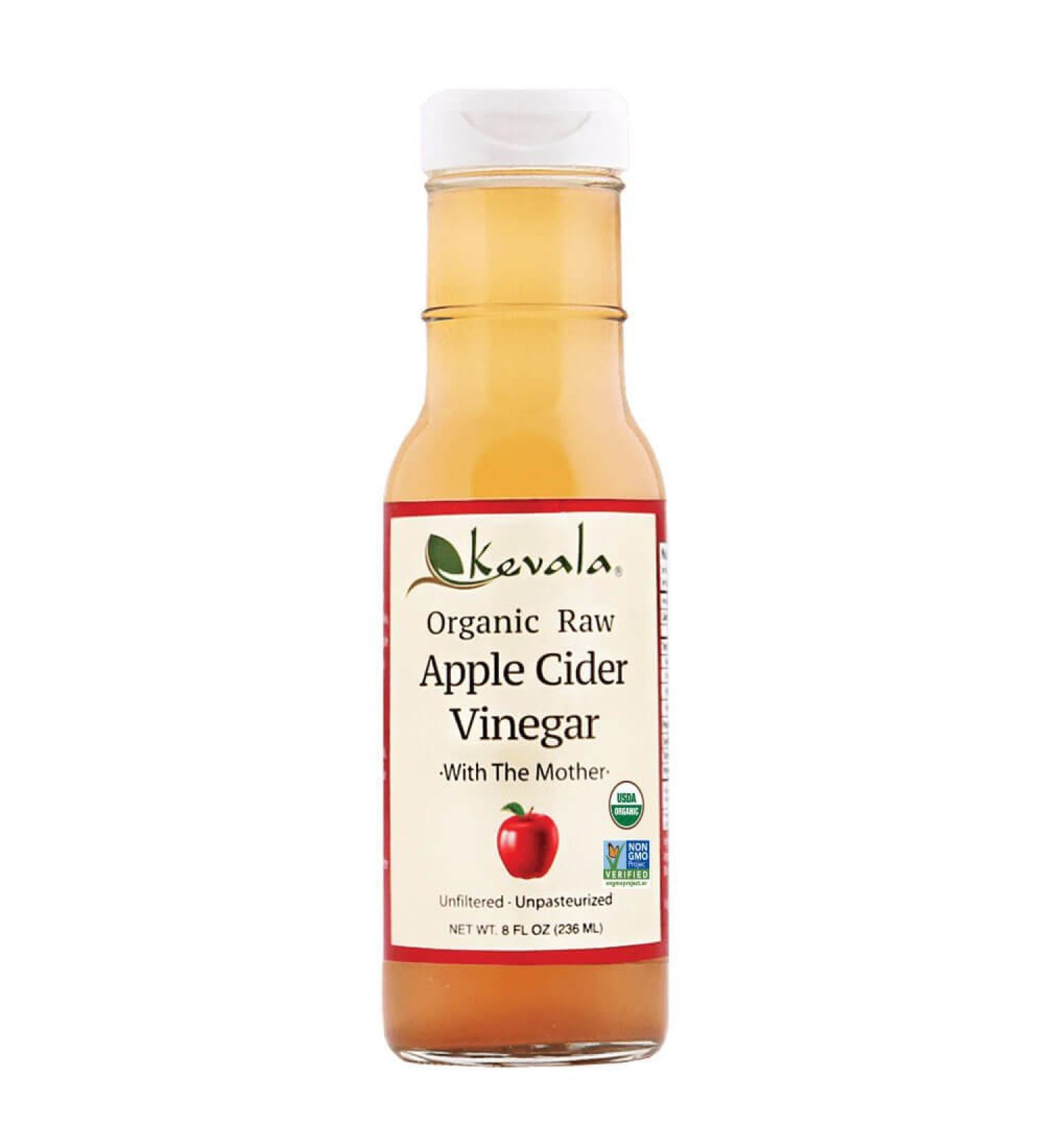 Kevala Organic Raw Apple Cider Vinegar 8 Fl Oz - Natural & Unfiltered - Buy Online on GoSupps.com